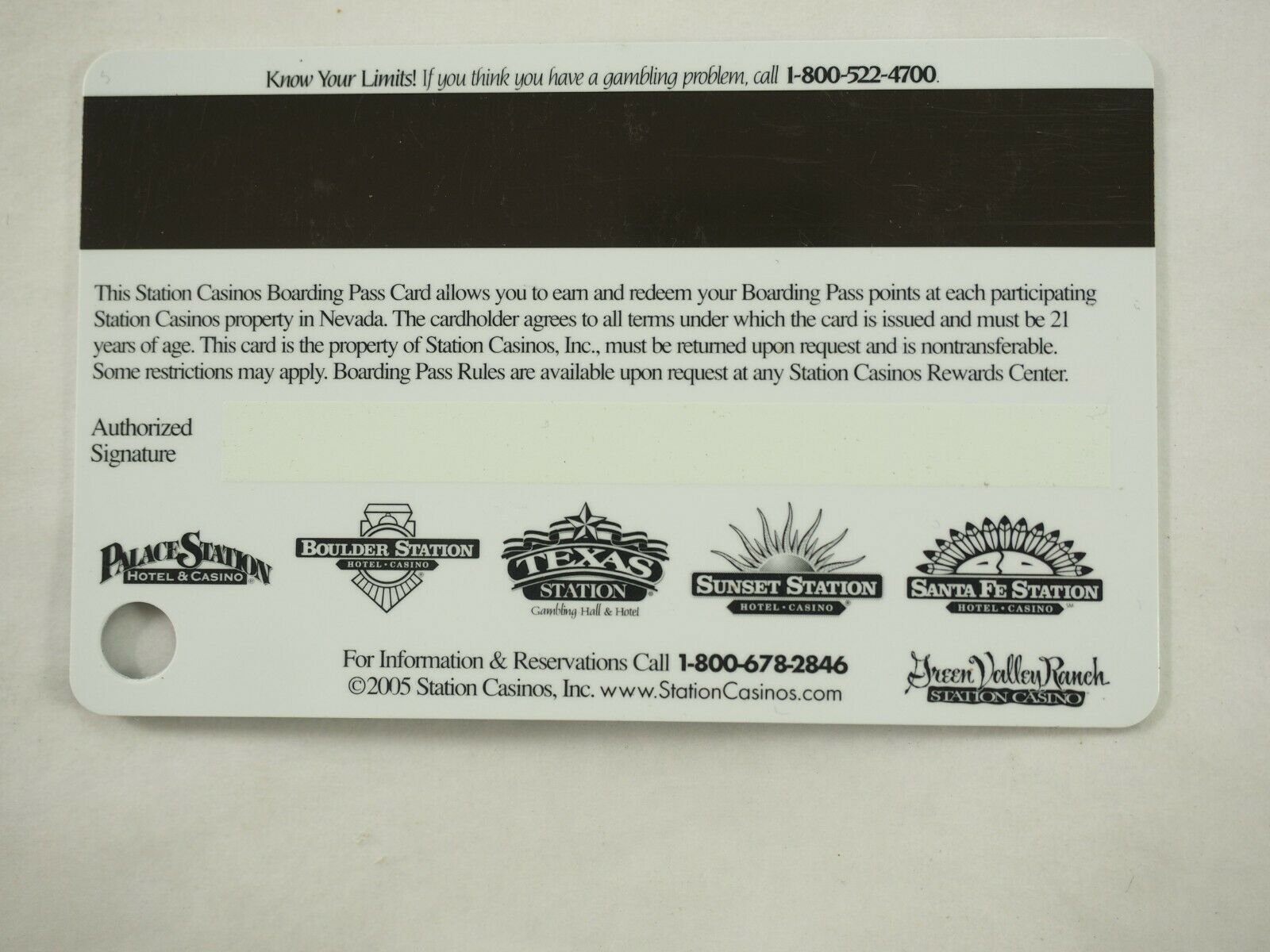 Station Casino's Las Vegas Players Club Cards 46 Types You Pick - Picture 74 of 230