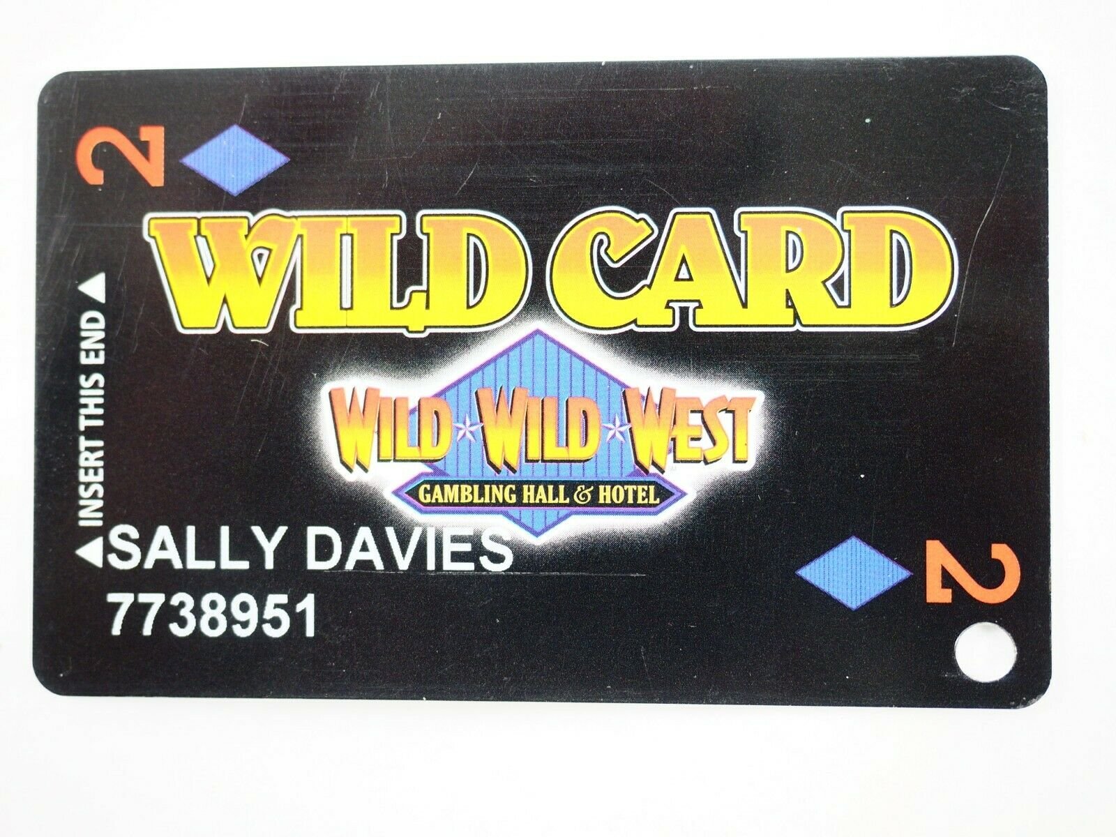 Wild*Wild*West Gambling Hall Casino Las Vegas Players Club Card 2 Types You Pick - Picture 14 of 16