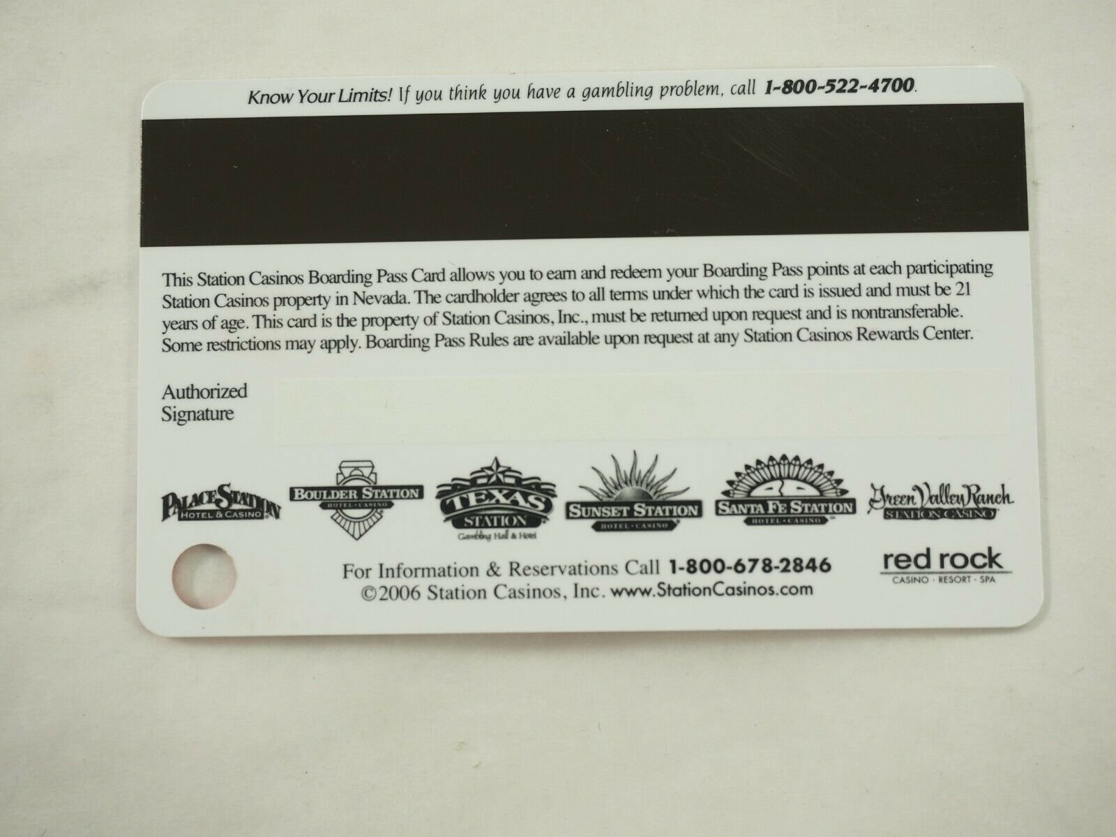 Station Casino's Las Vegas Players Club Cards 46 Types You Pick - Picture 141 of 230