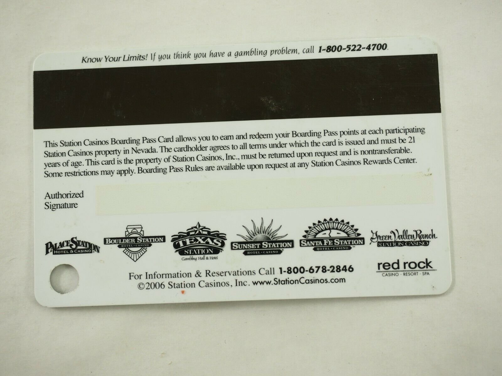 Station Casino's Las Vegas Players Club Cards 46 Types You Pick - Picture 146 of 230