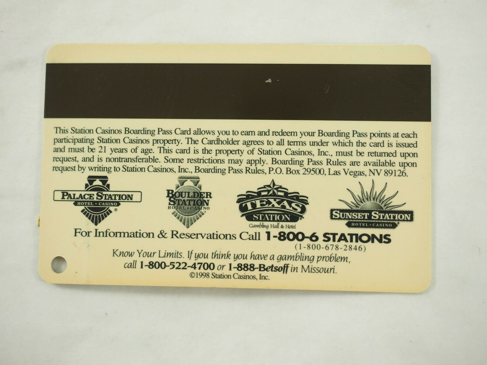 Station Casino's Las Vegas Players Club Cards 46 Types You Pick - Picture 14 of 230