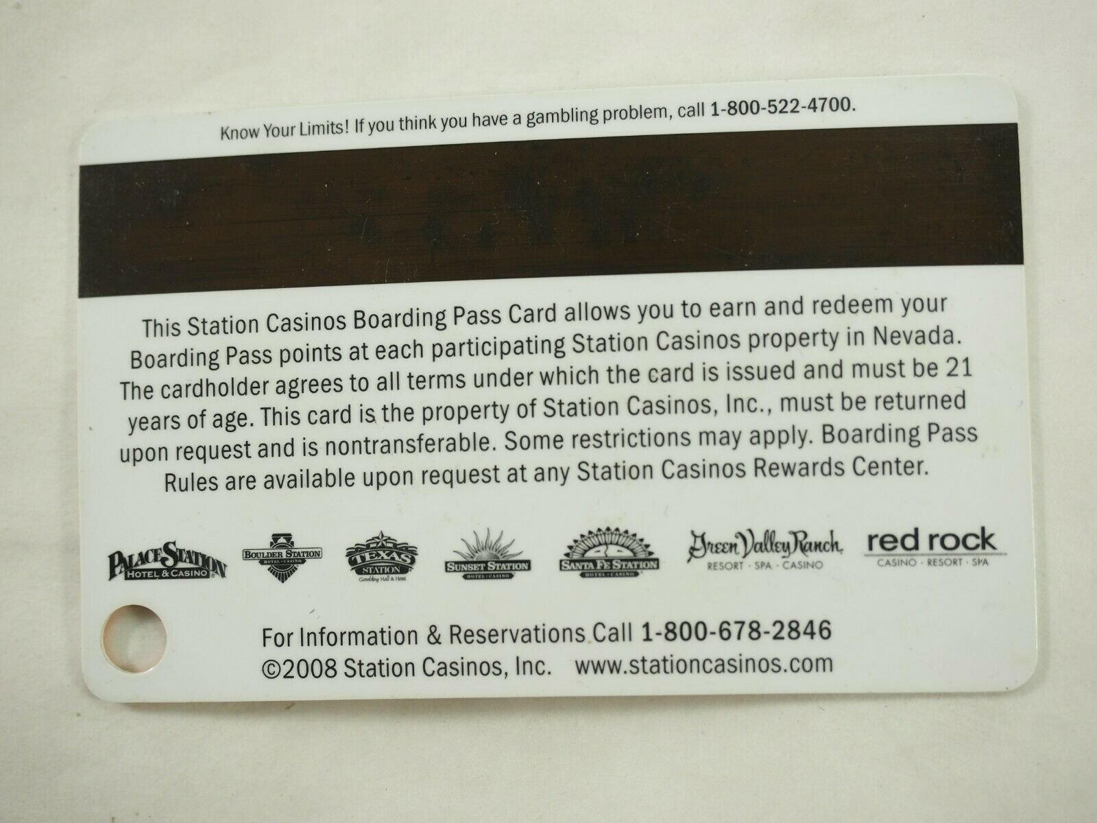 Station Casino's Las Vegas Players Club Cards 46 Types You Pick - Picture 204 of 230