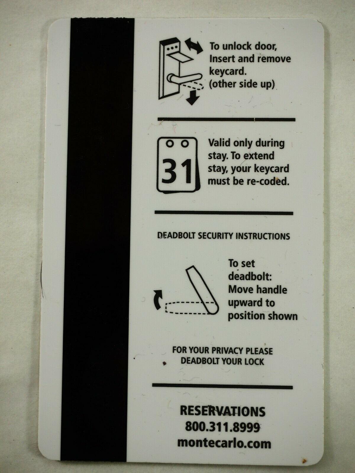 Monte Carlo Hotel & Casino Las Vegas Room Key Cards, 17 Types You Pick - Picture 73 of 89