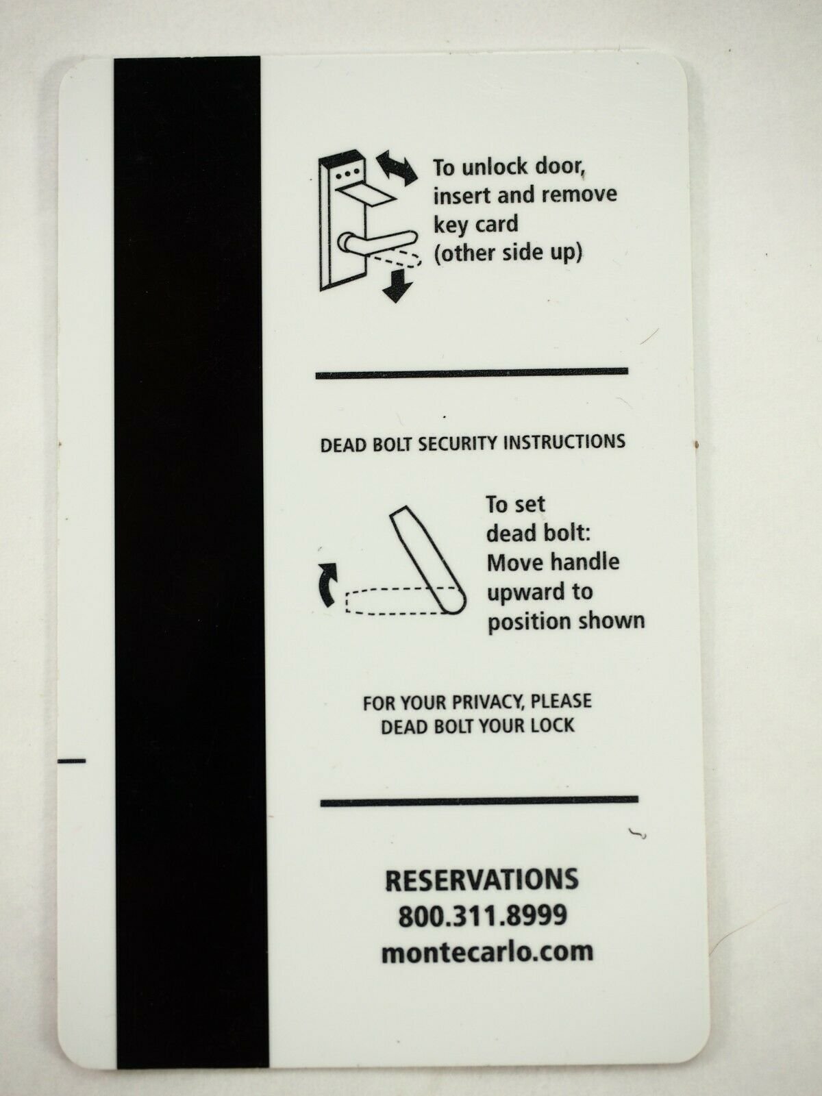 Monte Carlo Hotel & Casino Las Vegas Room Key Cards, 17 Types You Pick - Picture 9 of 89