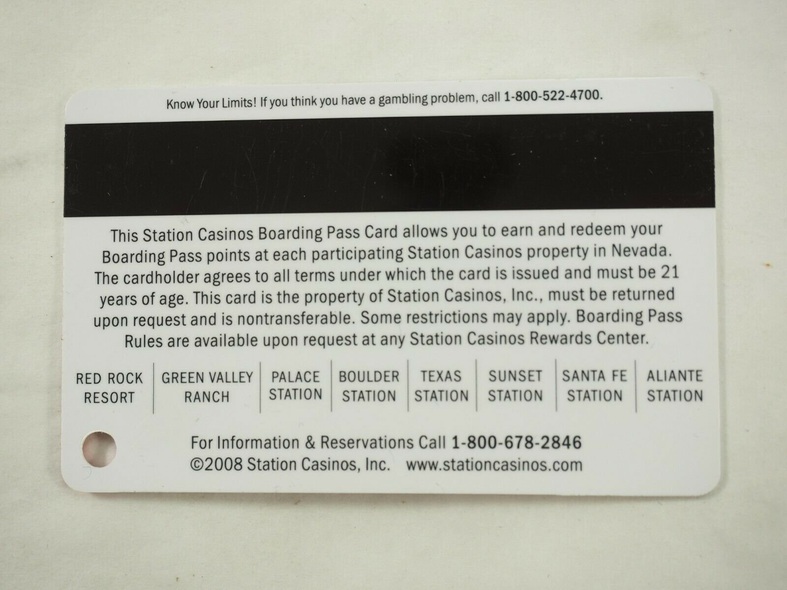 Station Casino's Las Vegas Players Club Cards 46 Types You Pick - Picture 217 of 230