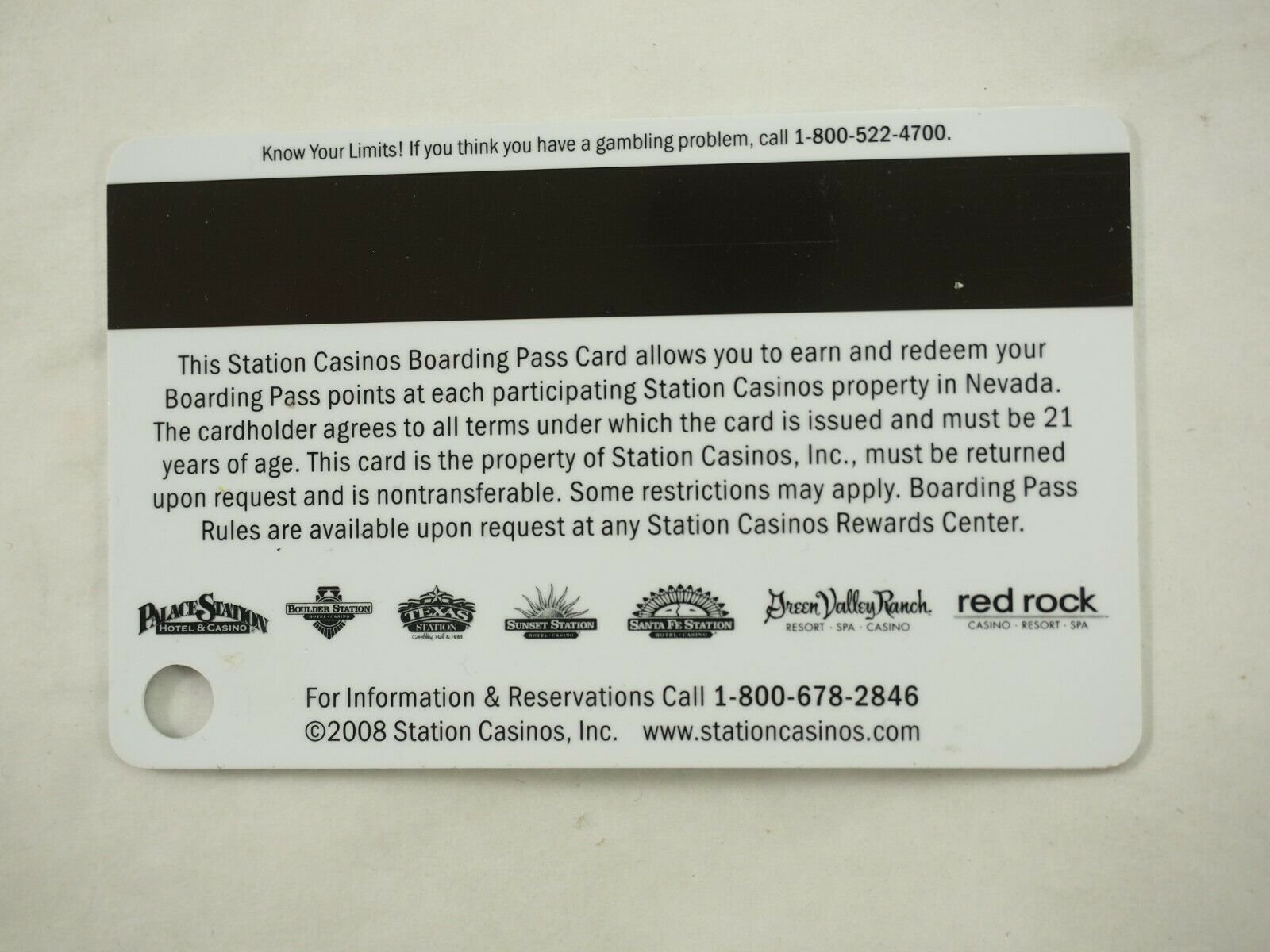 Station Casino's Las Vegas Players Club Cards 46 Types You Pick - Picture 222 of 230