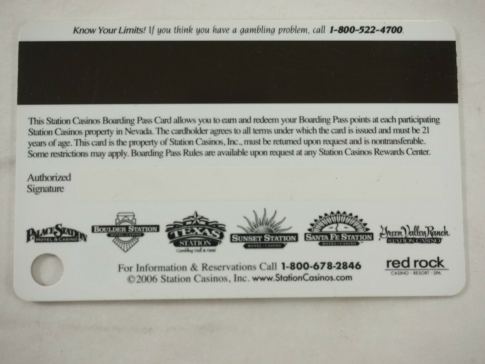 Station Casino's Las Vegas Players Club Cards 46 Types You Pick - Picture 158 of 230