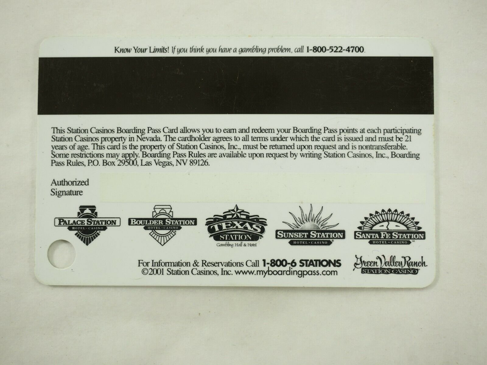 Station Casino's Las Vegas Players Club Cards 46 Types You Pick - Picture 181 of 230