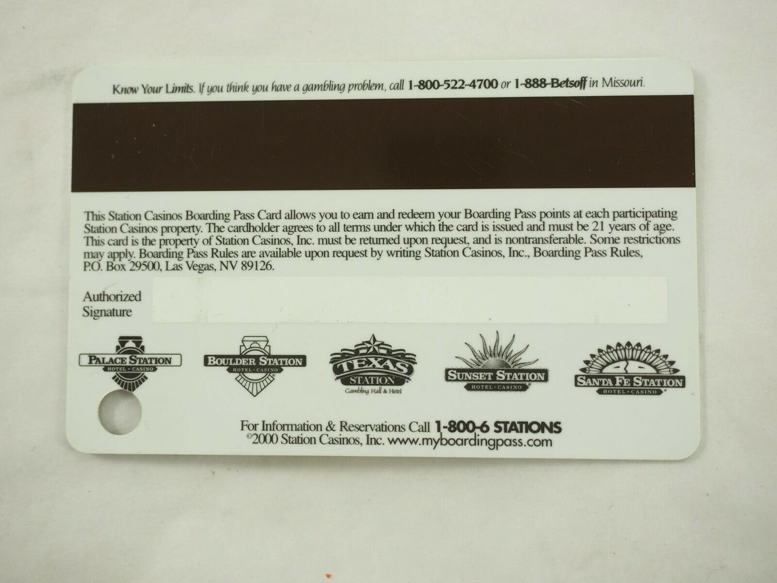 Station Casino's Las Vegas Players Club Cards 46 Types You Pick - Picture 19 of 230