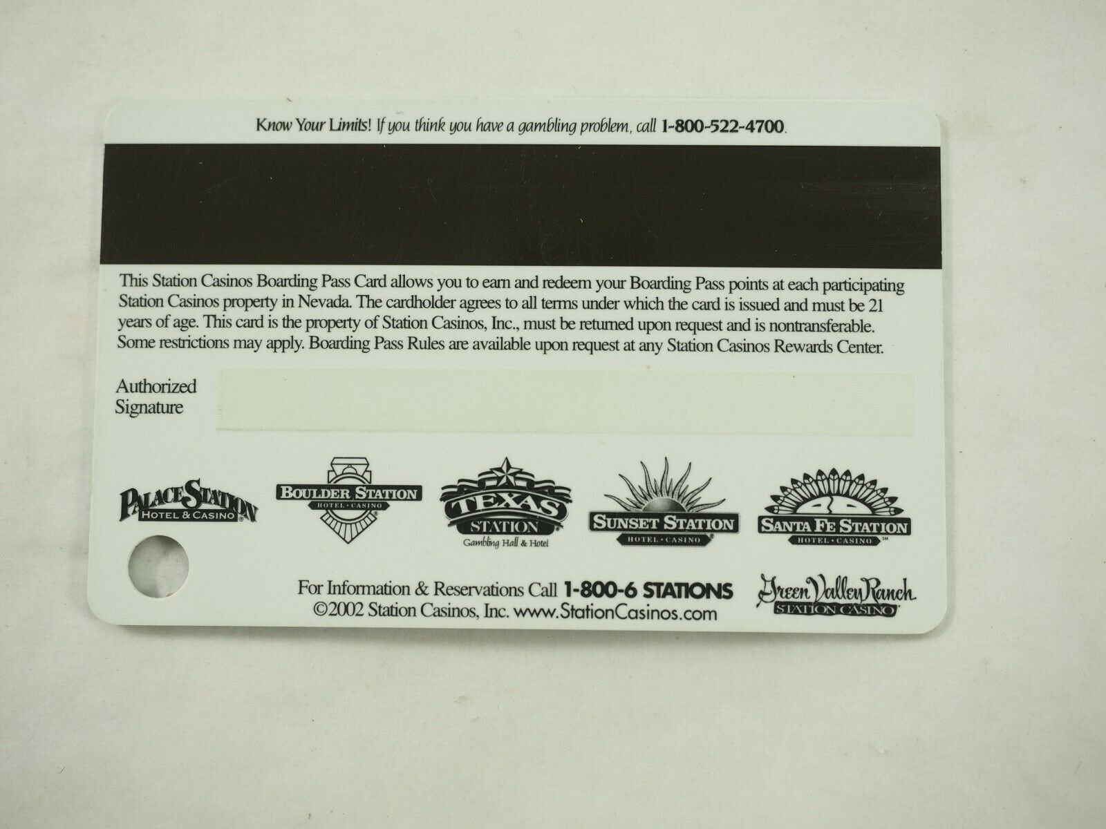 Station Casino's Las Vegas Players Club Cards 46 Types You Pick - Picture 118 of 230