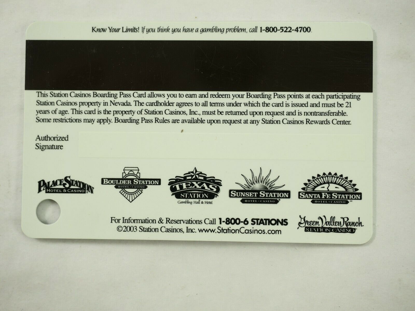 Station Casino's Las Vegas Players Club Cards 46 Types You Pick - Picture 64 of 230