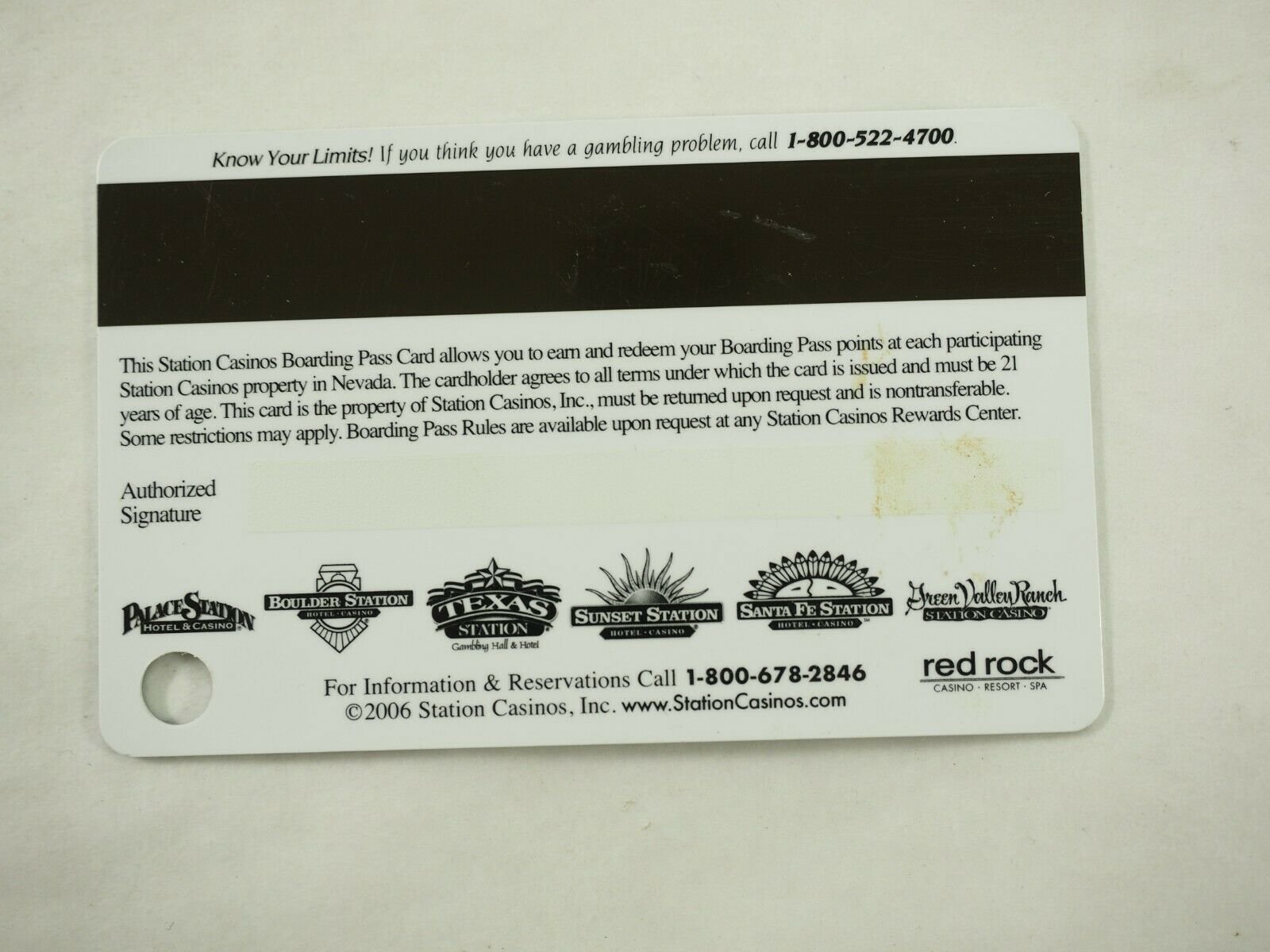 Station Casino's Las Vegas Players Club Cards 46 Types You Pick - Picture 151 of 230