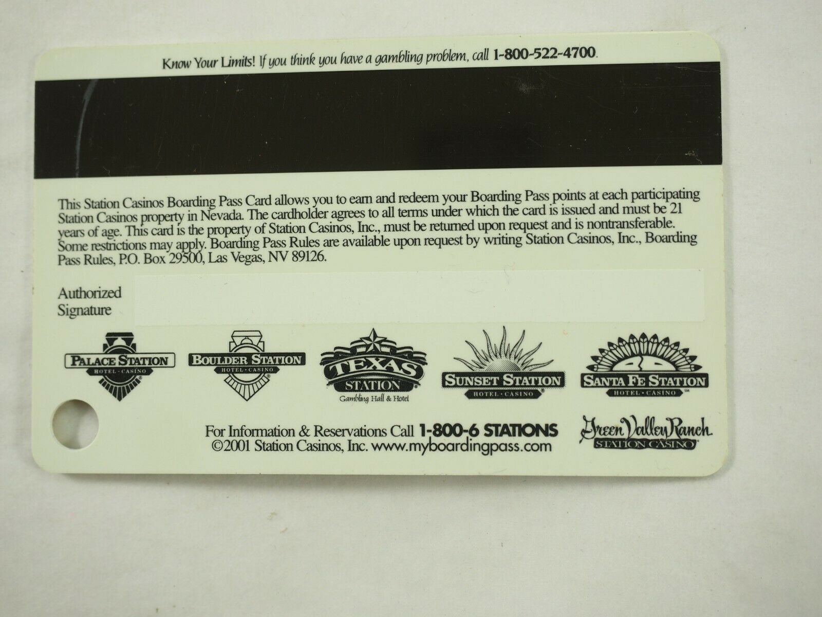 Station Casino's Las Vegas Players Club Cards 46 Types You Pick - Picture 191 of 230