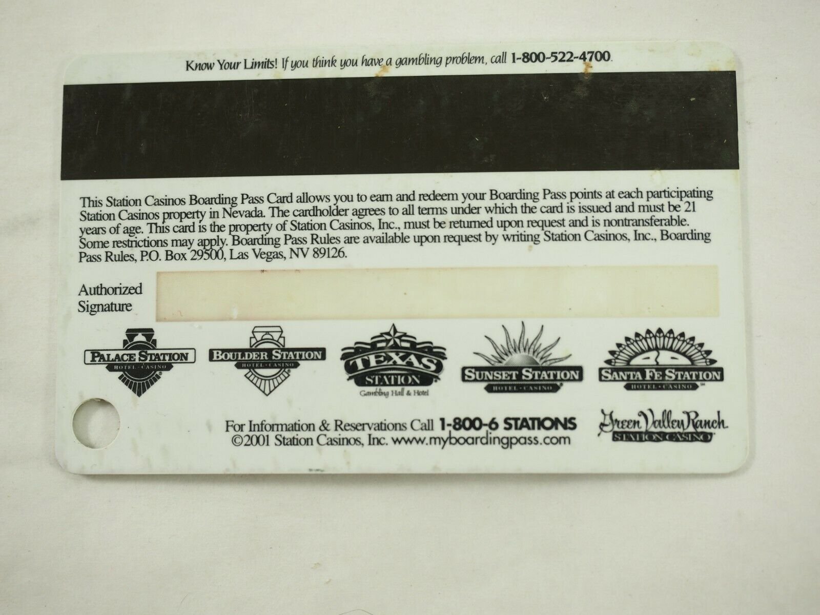 Station Casino's Las Vegas Players Club Cards 46 Types You Pick - Picture 174 of 230