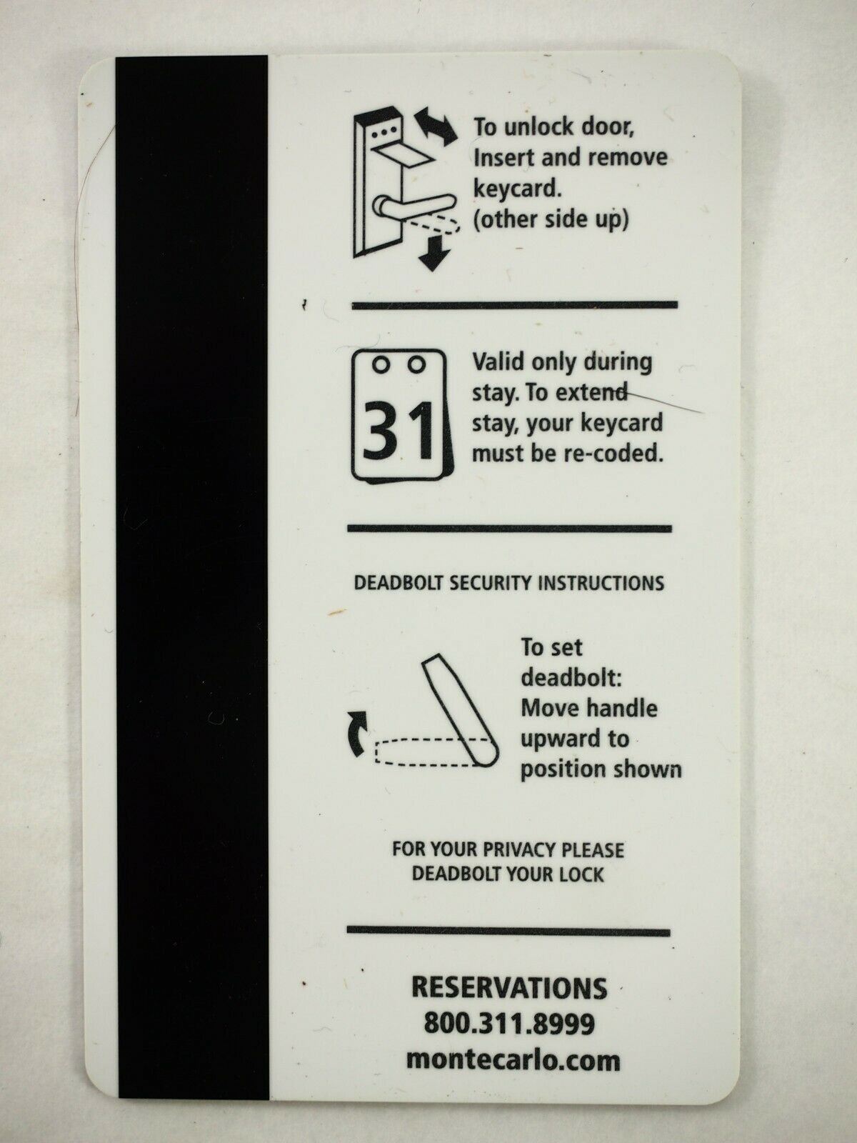 Monte Carlo Hotel & Casino Las Vegas Room Key Cards, 17 Types You Pick - Picture 39 of 89