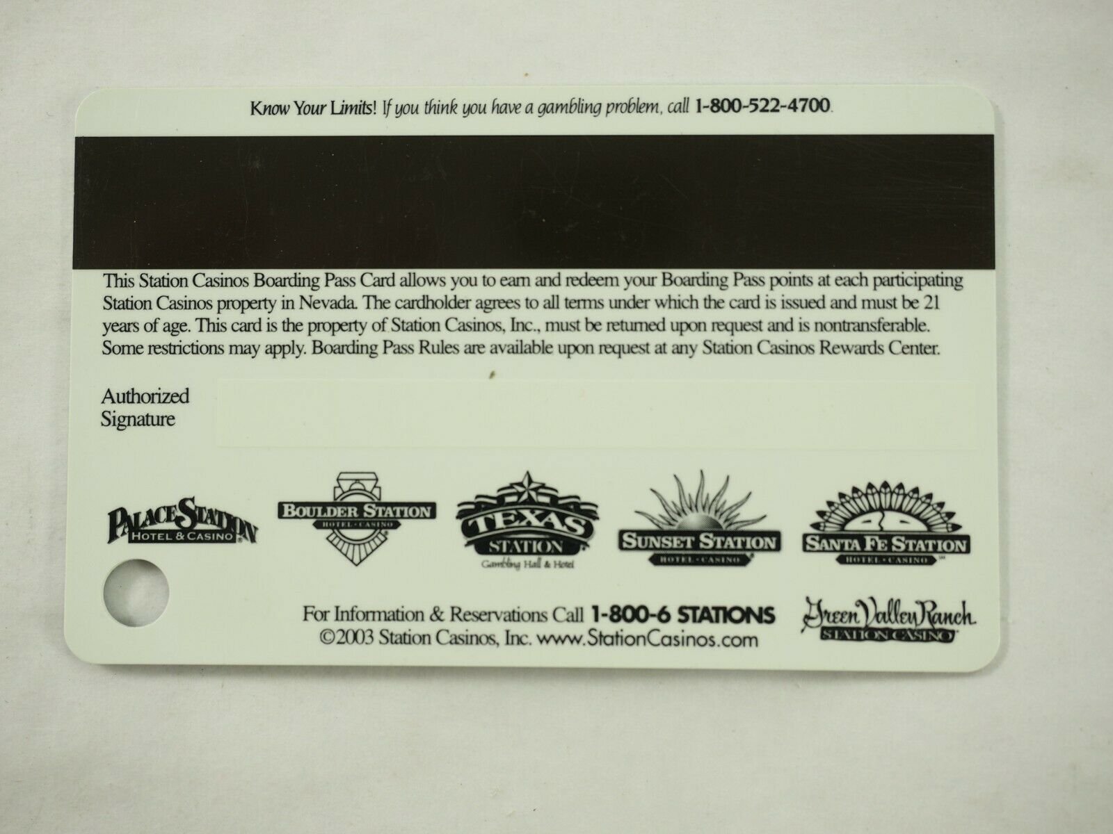 Station Casino's Las Vegas Players Club Cards 46 Types You Pick - Picture 62 of 230