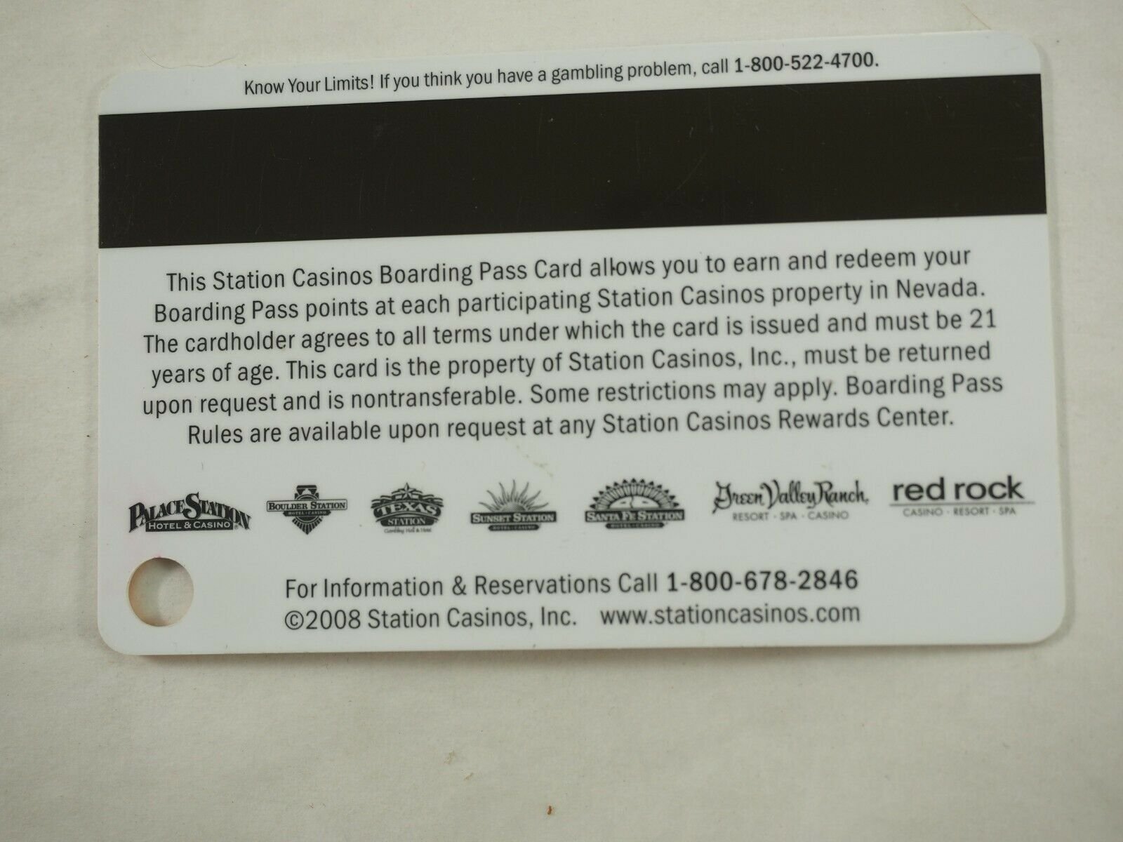 Station Casino's Las Vegas Players Club Cards 46 Types You Pick - Picture 209 of 230