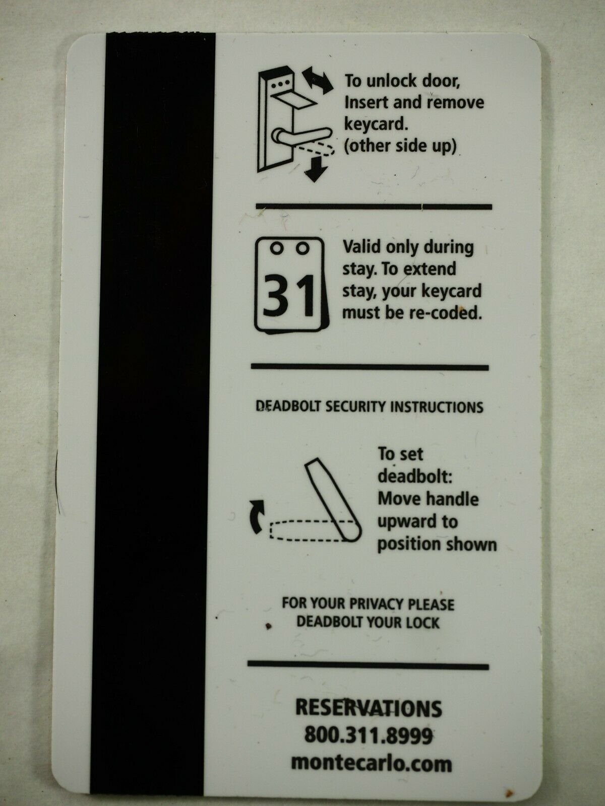 Monte Carlo Hotel & Casino Las Vegas Room Key Cards, 17 Types You Pick - Picture 71 of 89