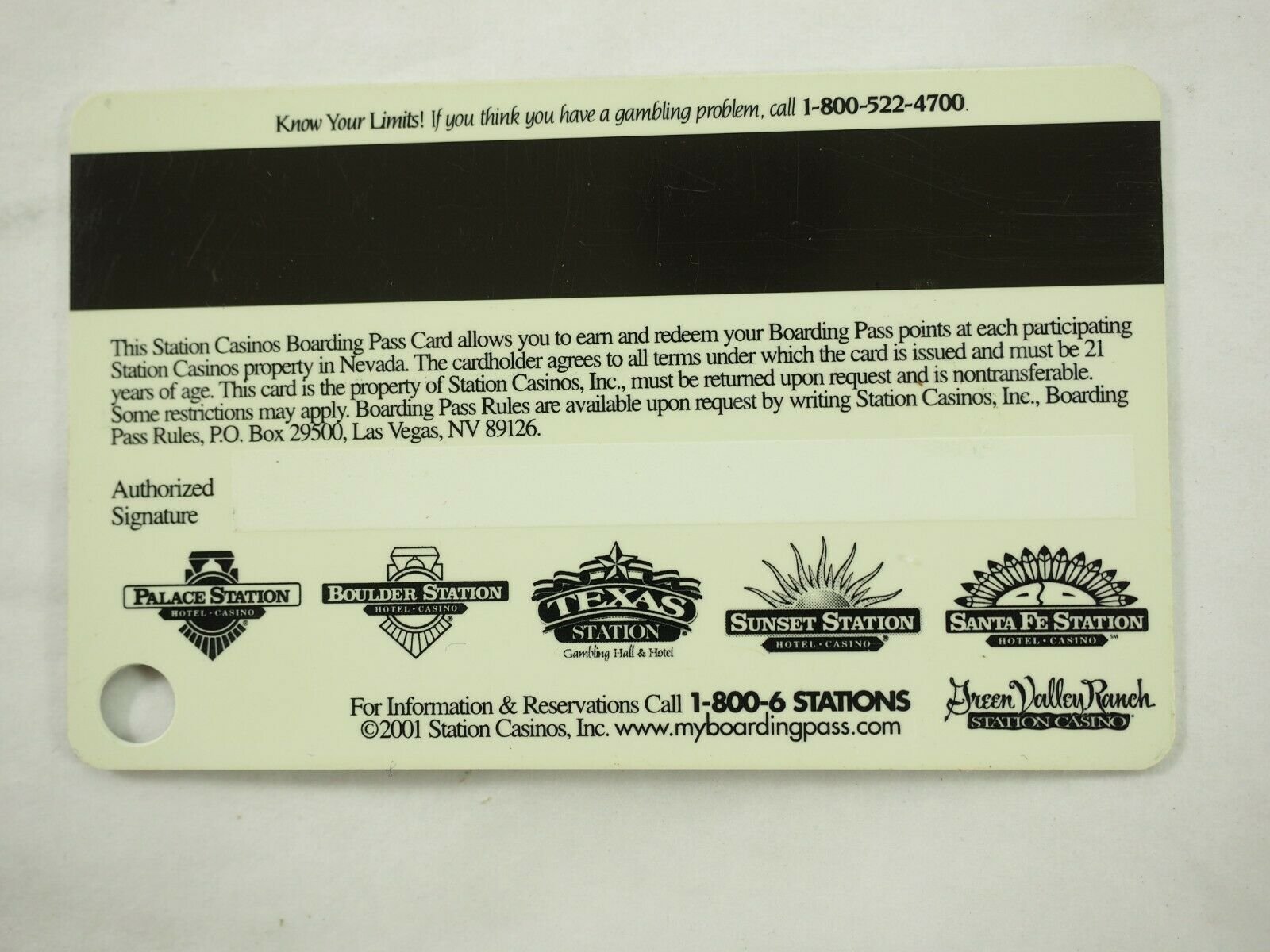 Station Casino's Las Vegas Players Club Cards 46 Types You Pick - Picture 201 of 230