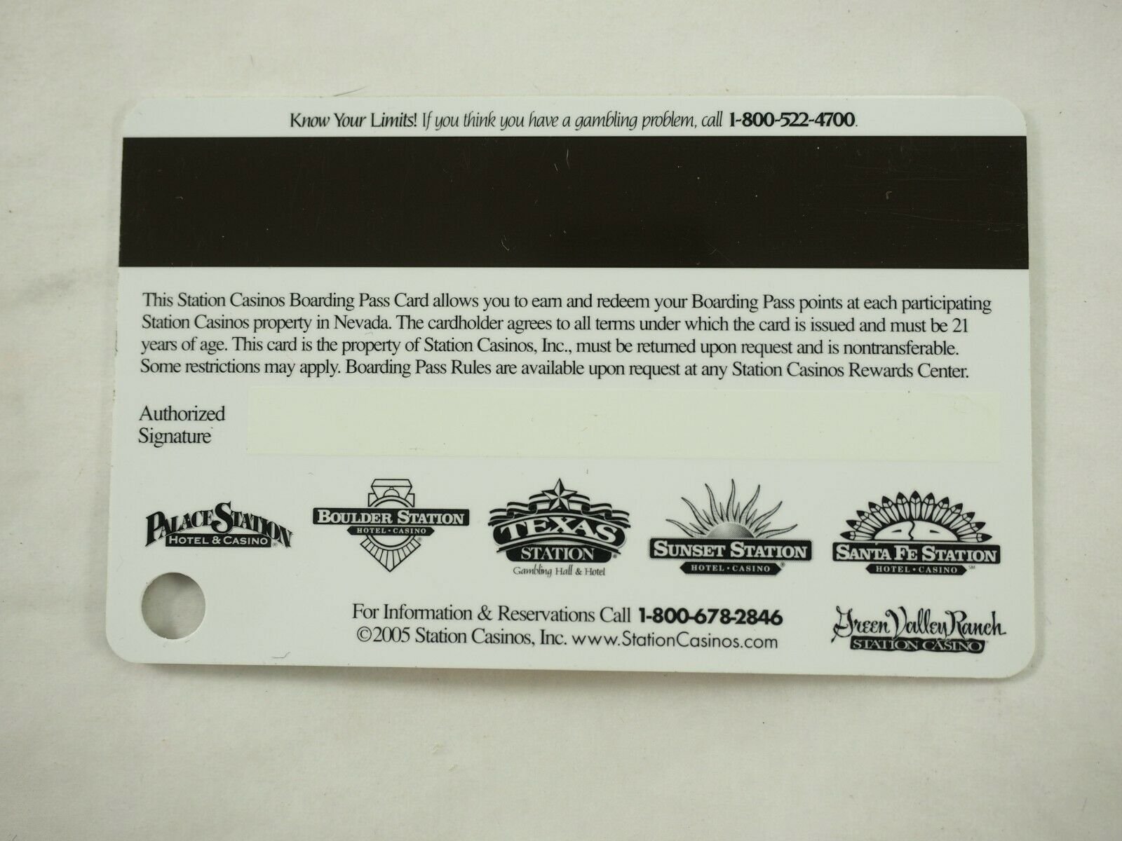 Station Casino's Las Vegas Players Club Cards 46 Types You Pick - Picture 44 of 230