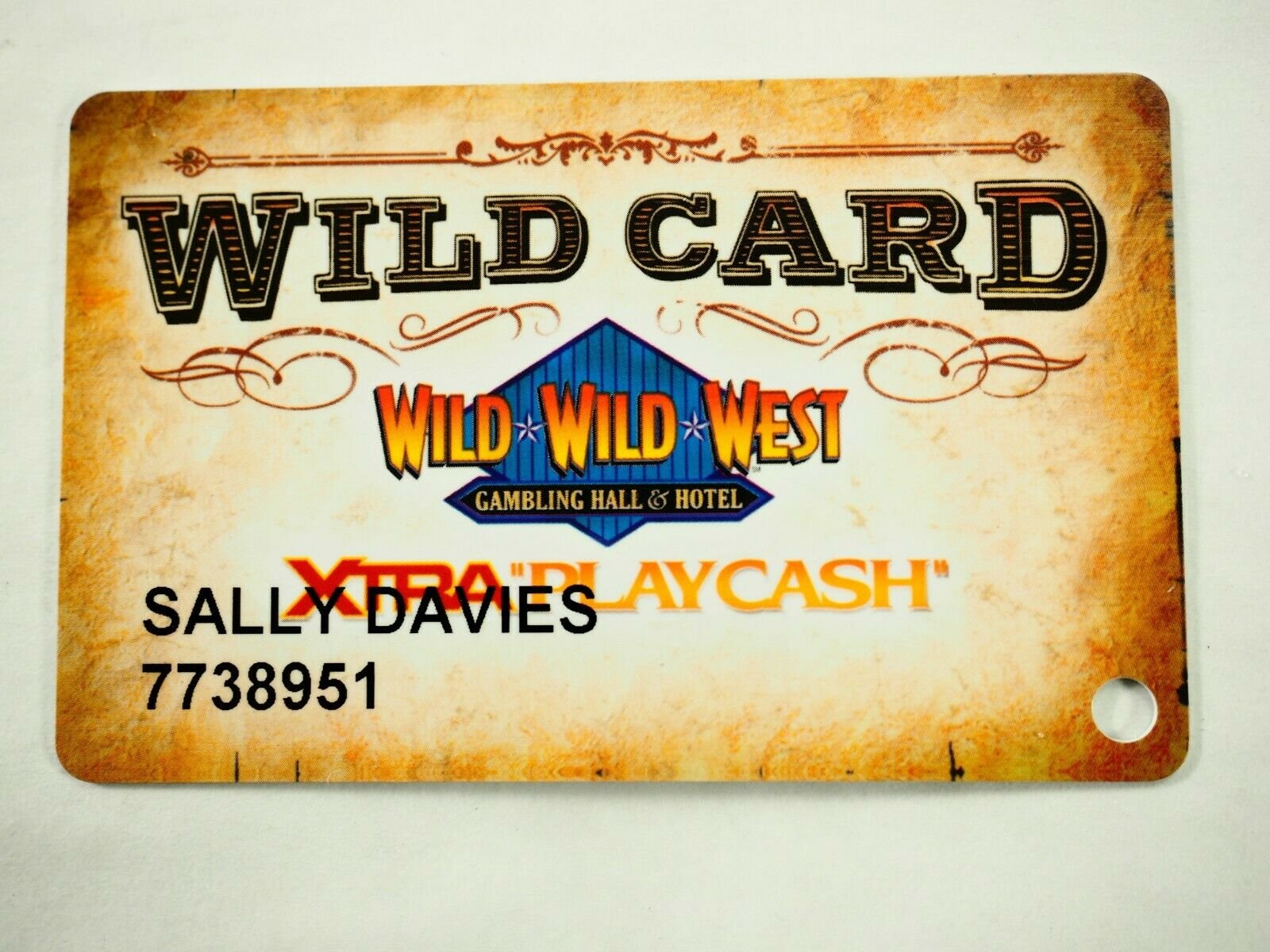 Wild*Wild*West Gambling Hall Casino Las Vegas Players Club Card 2 Types You Pick - Picture 8 of 16