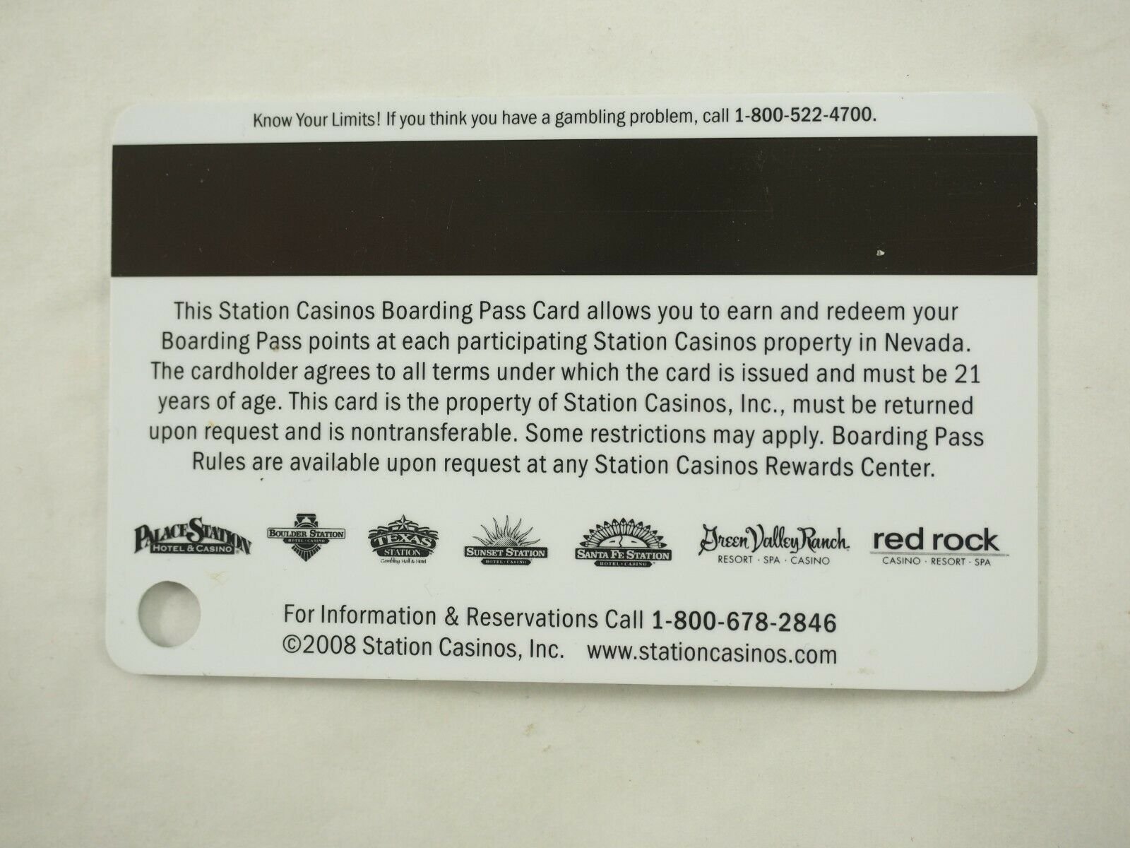 Station Casino's Las Vegas Players Club Cards 46 Types You Pick - Picture 224 of 230
