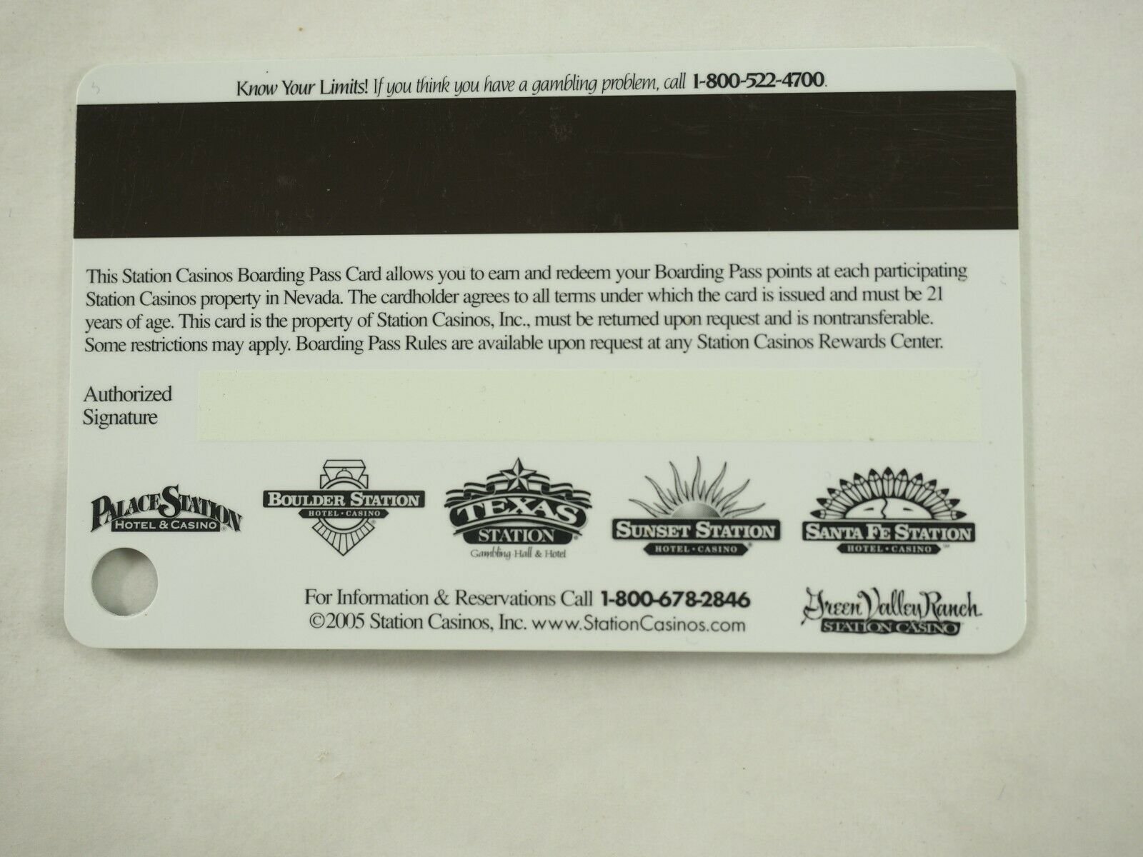 Station Casino's Las Vegas Players Club Cards 46 Types You Pick - Picture 72 of 230