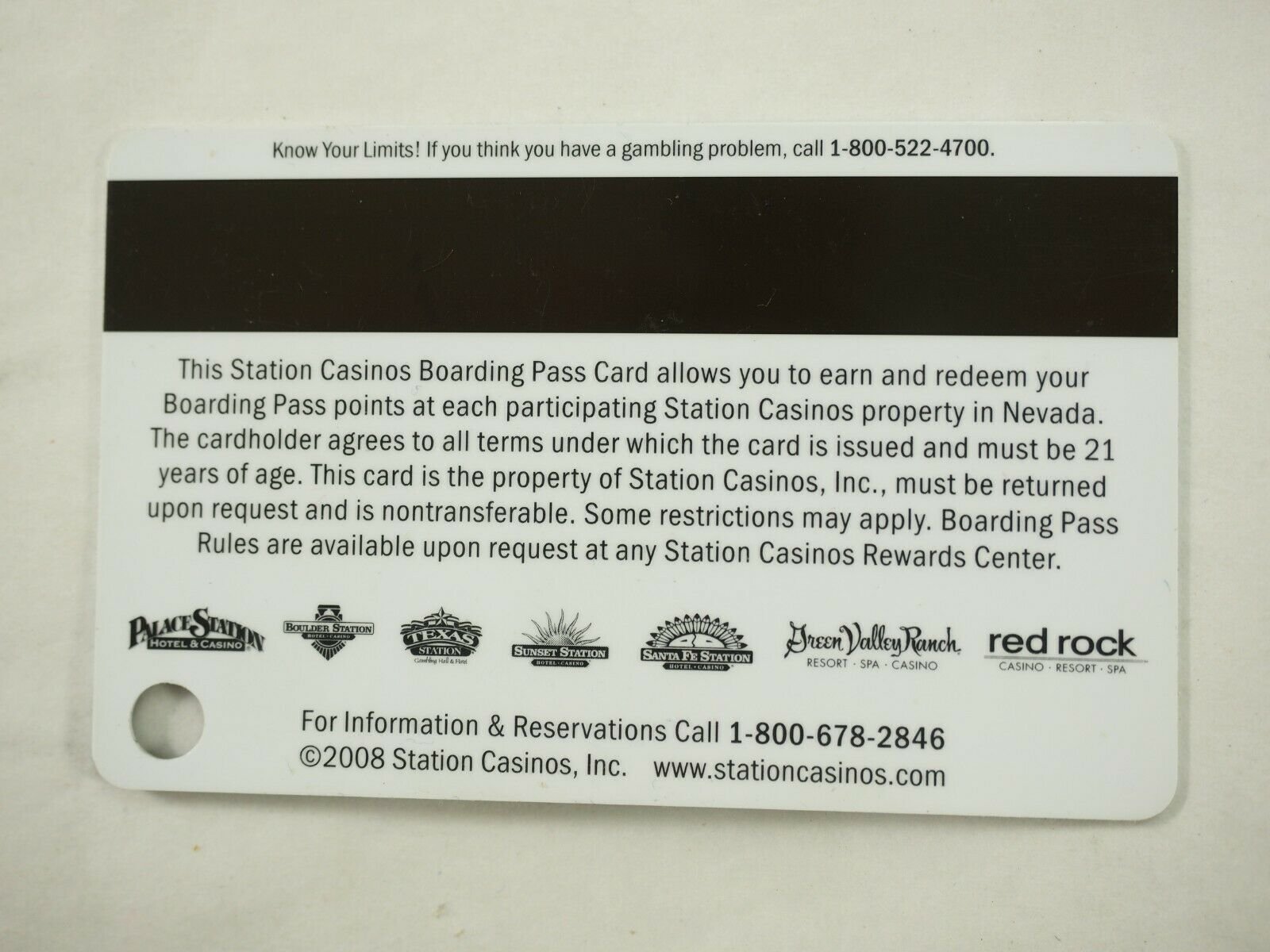 Station Casino's Las Vegas Players Club Cards 46 Types You Pick - Picture 229 of 230