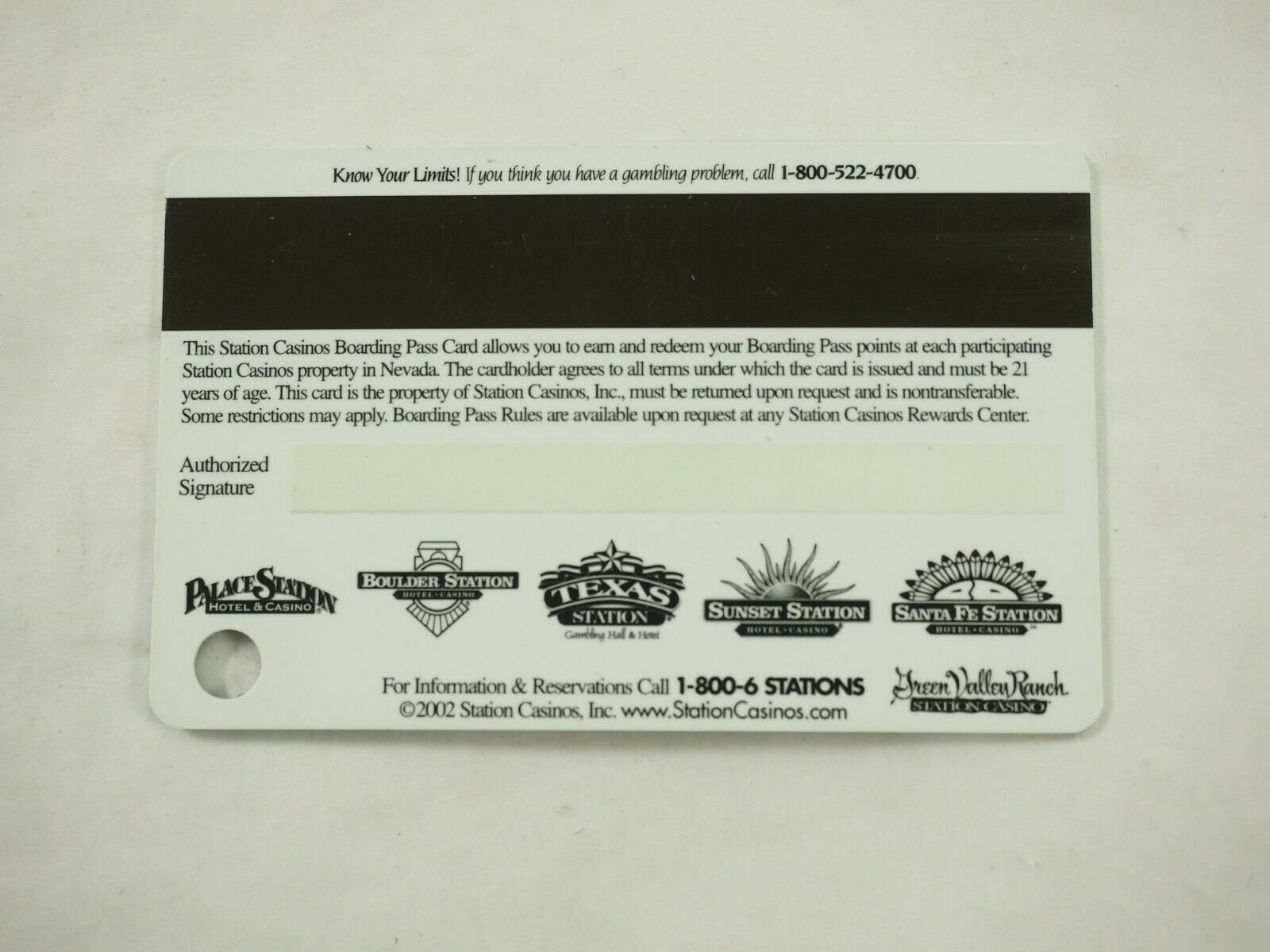 Station Casino's Las Vegas Players Club Cards 46 Types You Pick - Picture 116 of 230