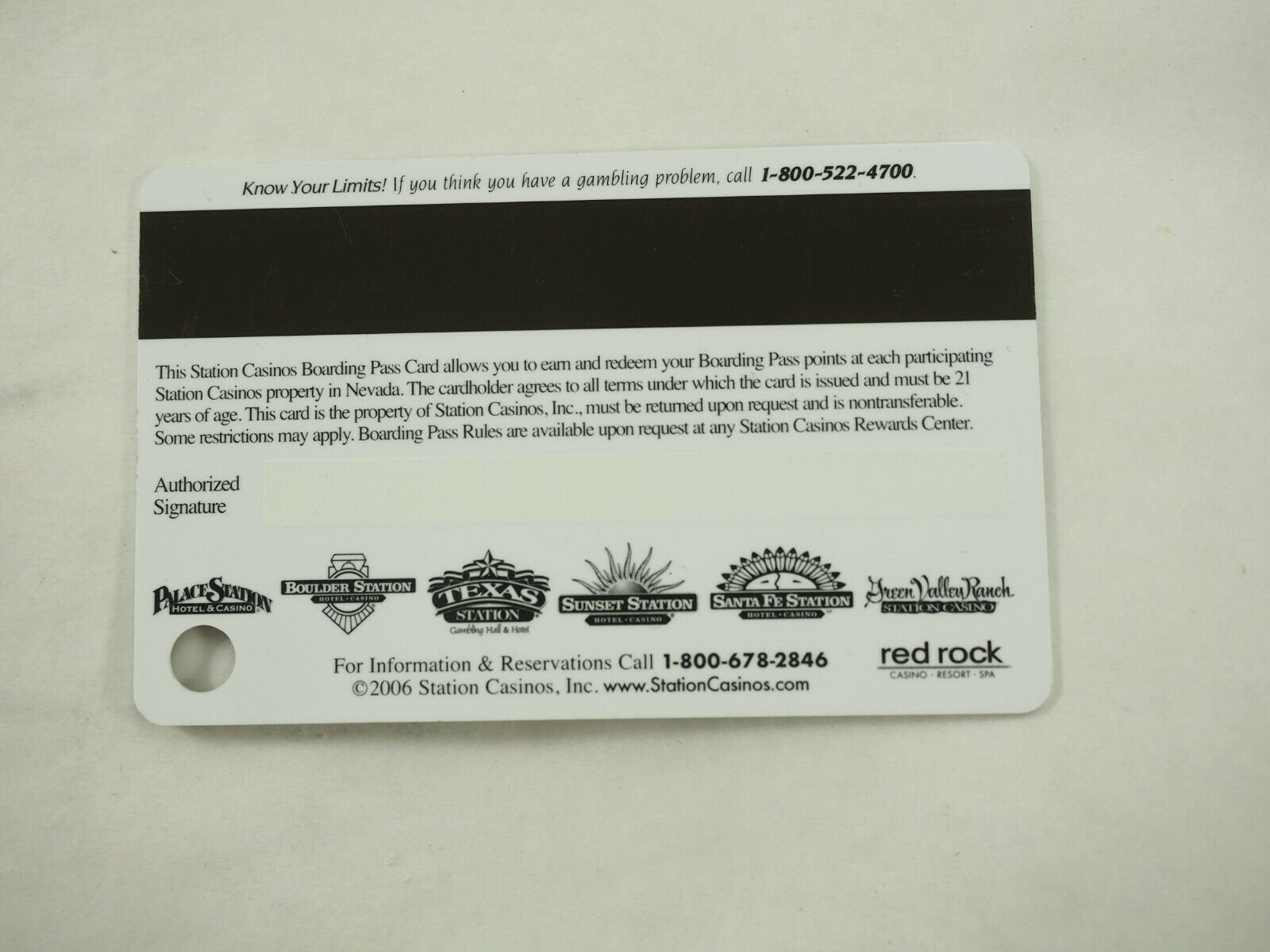Station Casino's Las Vegas Players Club Cards 46 Types You Pick - Picture 32 of 230