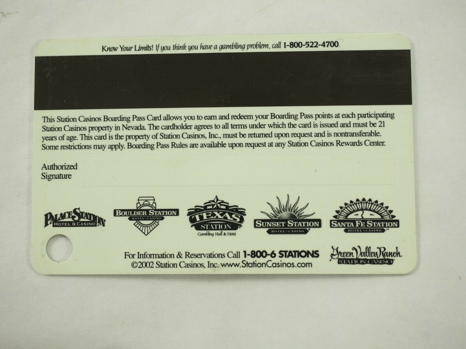 Station Casino's Las Vegas Players Club Cards 46 Types You Pick - Picture 131 of 230