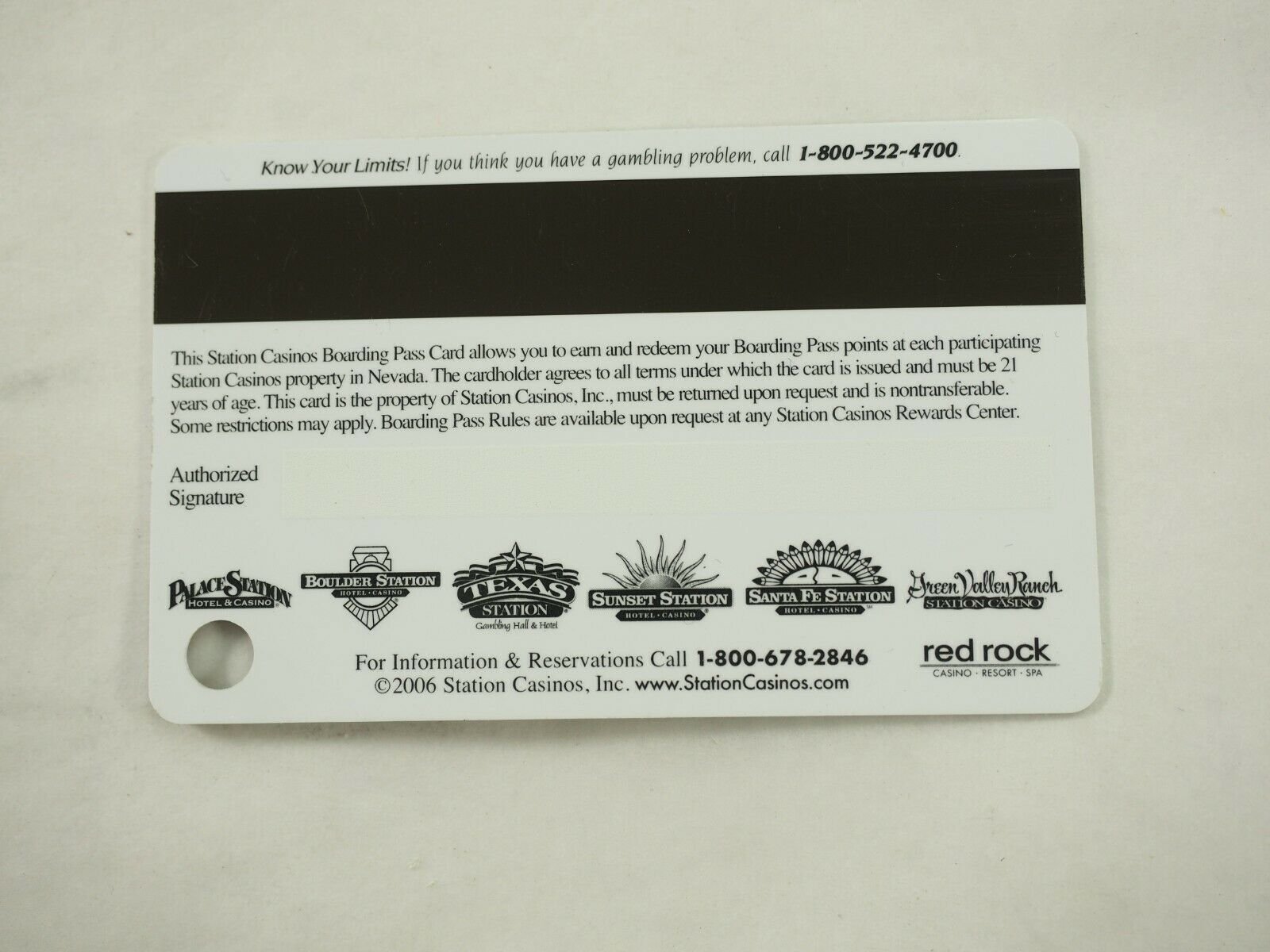 Station Casino's Las Vegas Players Club Cards 46 Types You Pick - Picture 34 of 230