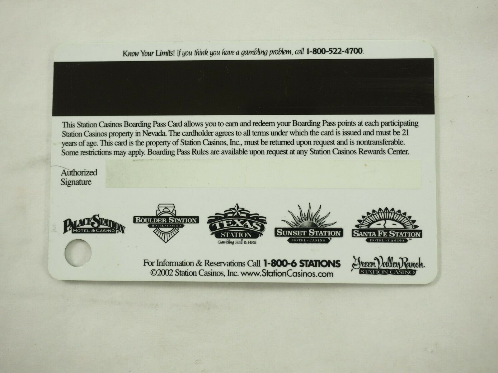 Station Casino's Las Vegas Players Club Cards 46 Types You Pick - Picture 123 of 230