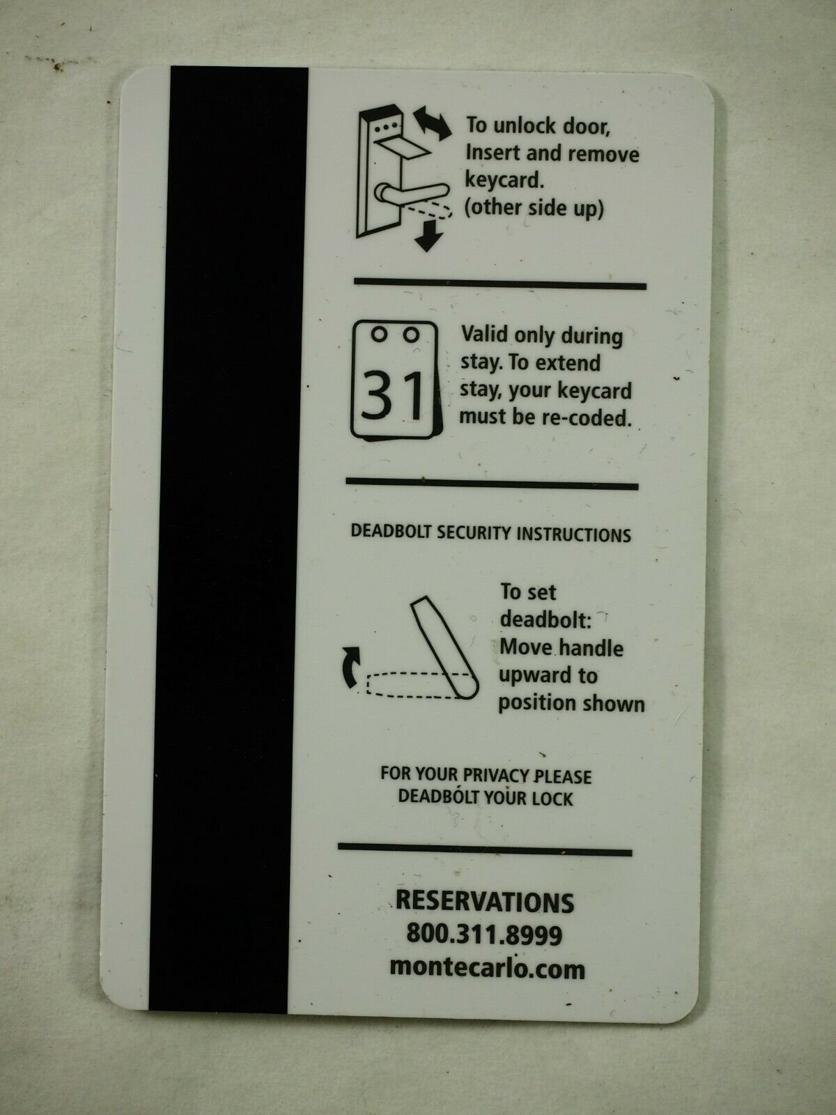 Monte Carlo Hotel & Casino Las Vegas Room Key Cards, 17 Types You Pick - Picture 88 of 89