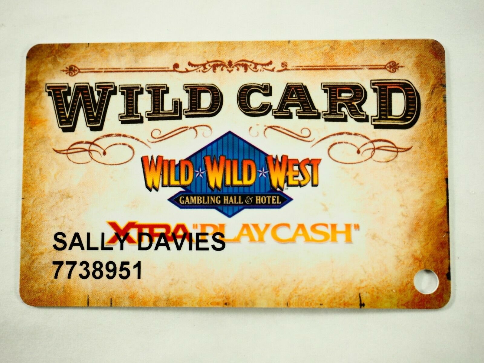 Wild*Wild*West Gambling Hall Casino Las Vegas Players Club Card 2 Types You Pick - Picture 10 of 16