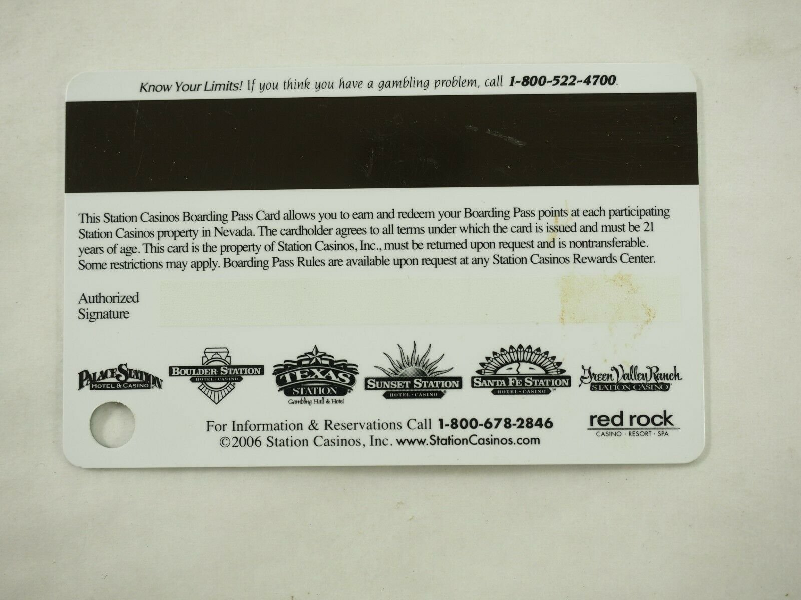 Station Casino's Las Vegas Players Club Cards 46 Types You Pick - Picture 153 of 230