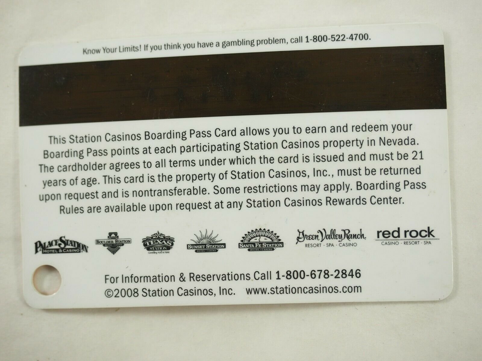 Station Casino's Las Vegas Players Club Cards 46 Types You Pick - Picture 206 of 230