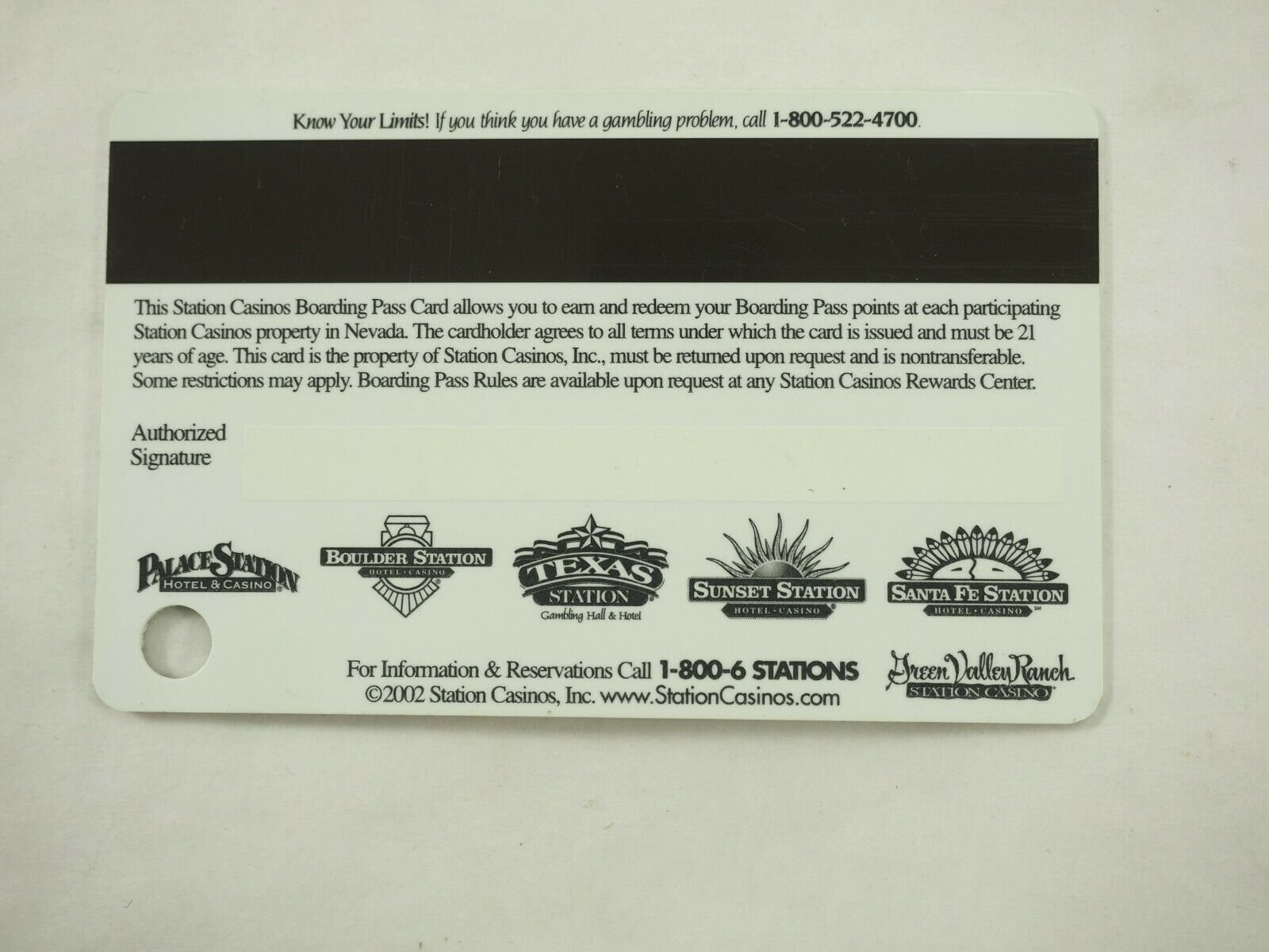 Station Casino's Las Vegas Players Club Cards 46 Types You Pick - Picture 104 of 230