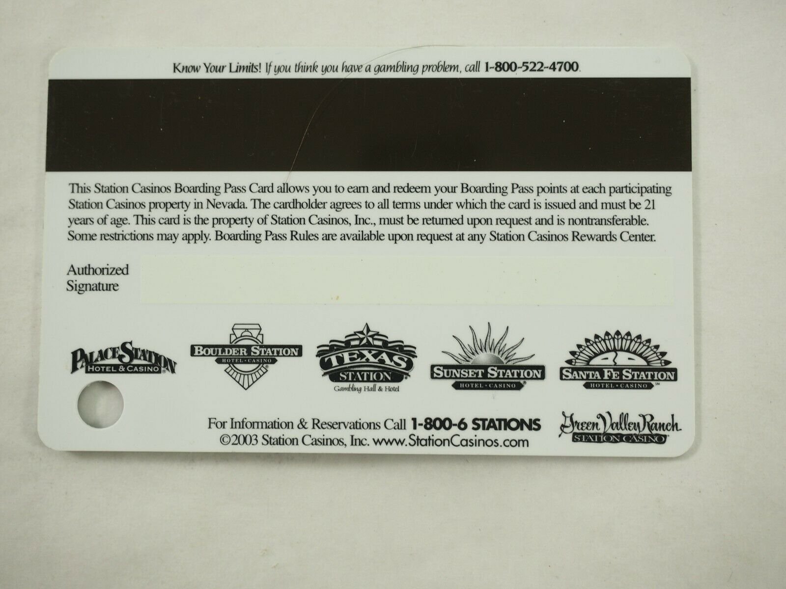 Station Casino's Las Vegas Players Club Cards 46 Types You Pick - Picture 79 of 230