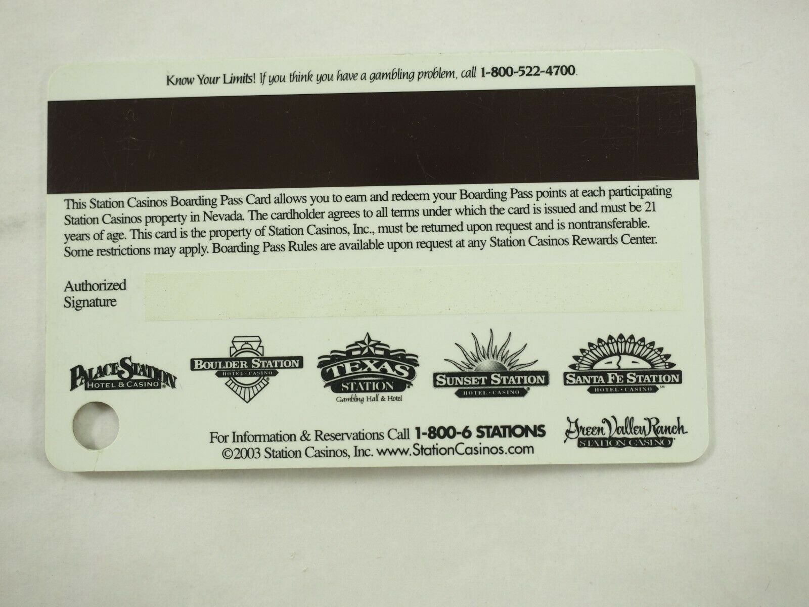 Station Casino's Las Vegas Players Club Cards 46 Types You Pick - Picture 97 of 230