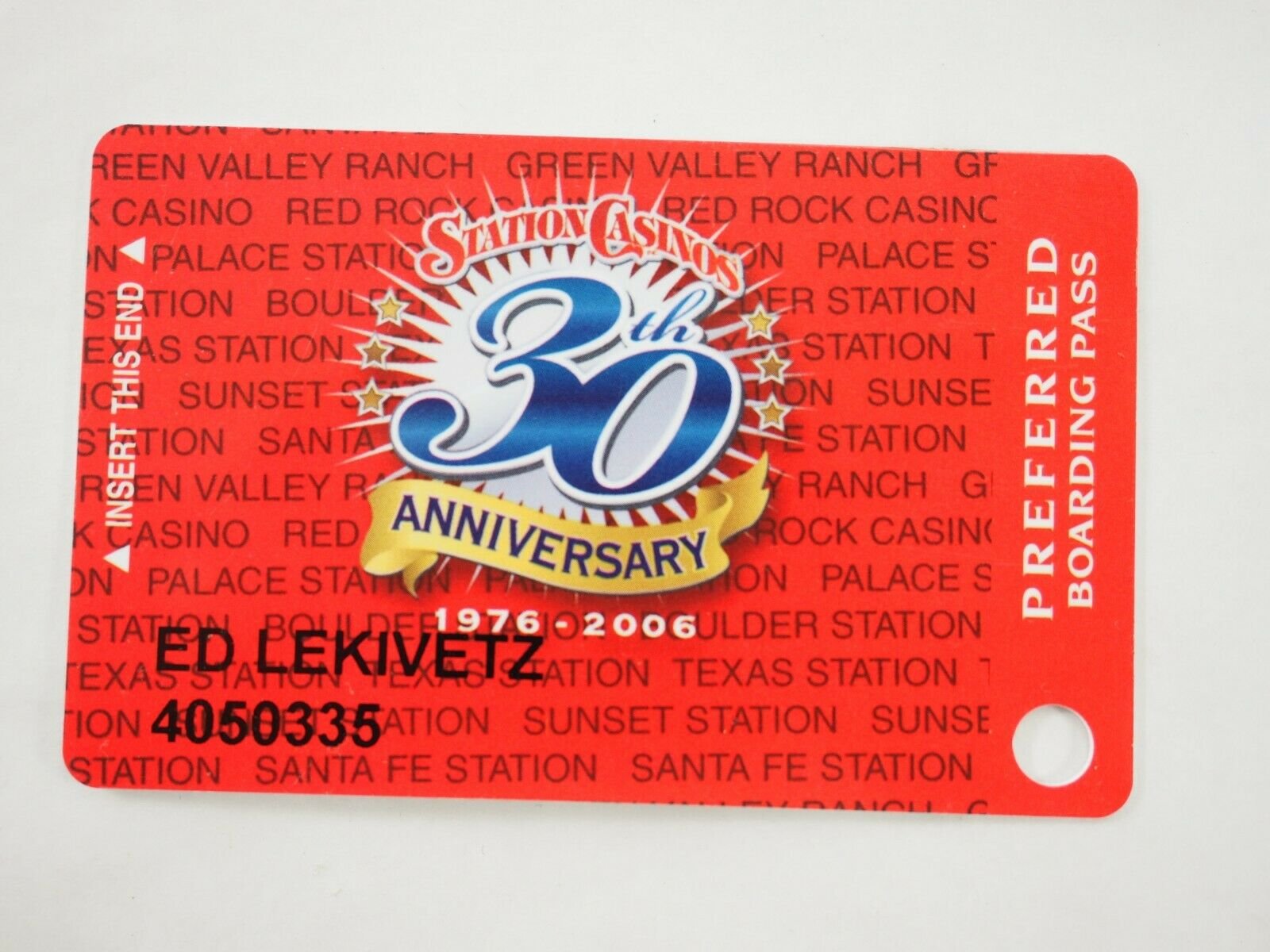 Station Casino's Las Vegas Players Club Cards 46 Types You Pick - Picture 142 of 230