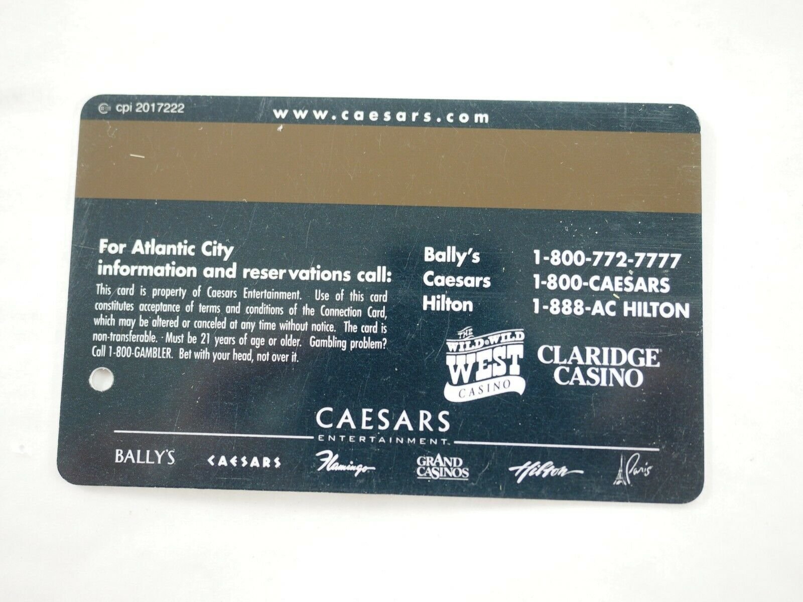 Atlantic City Hotel and Casino's Players Club Cards 29 Various Types You Pick - Picture 84 of 120