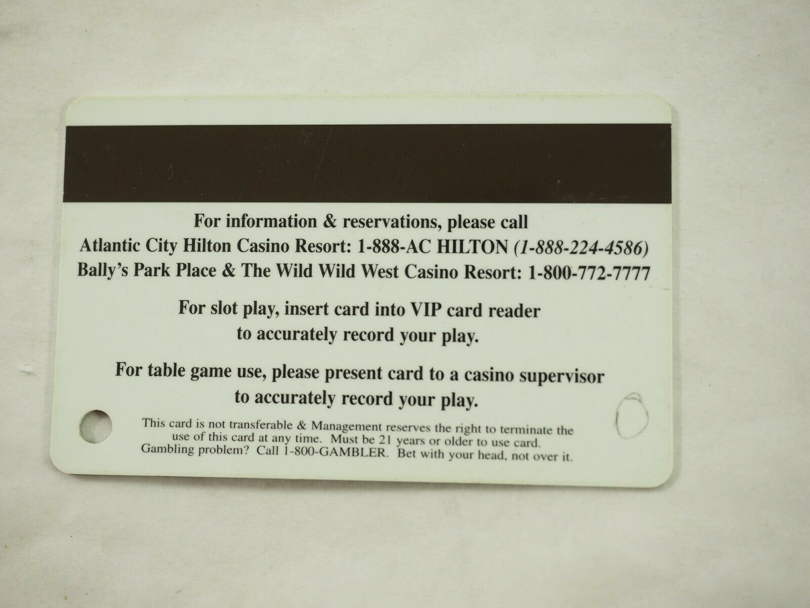 Atlantic City Hotel and Casino's Players Club Cards 29 Various Types You Pick - Picture 46 of 120