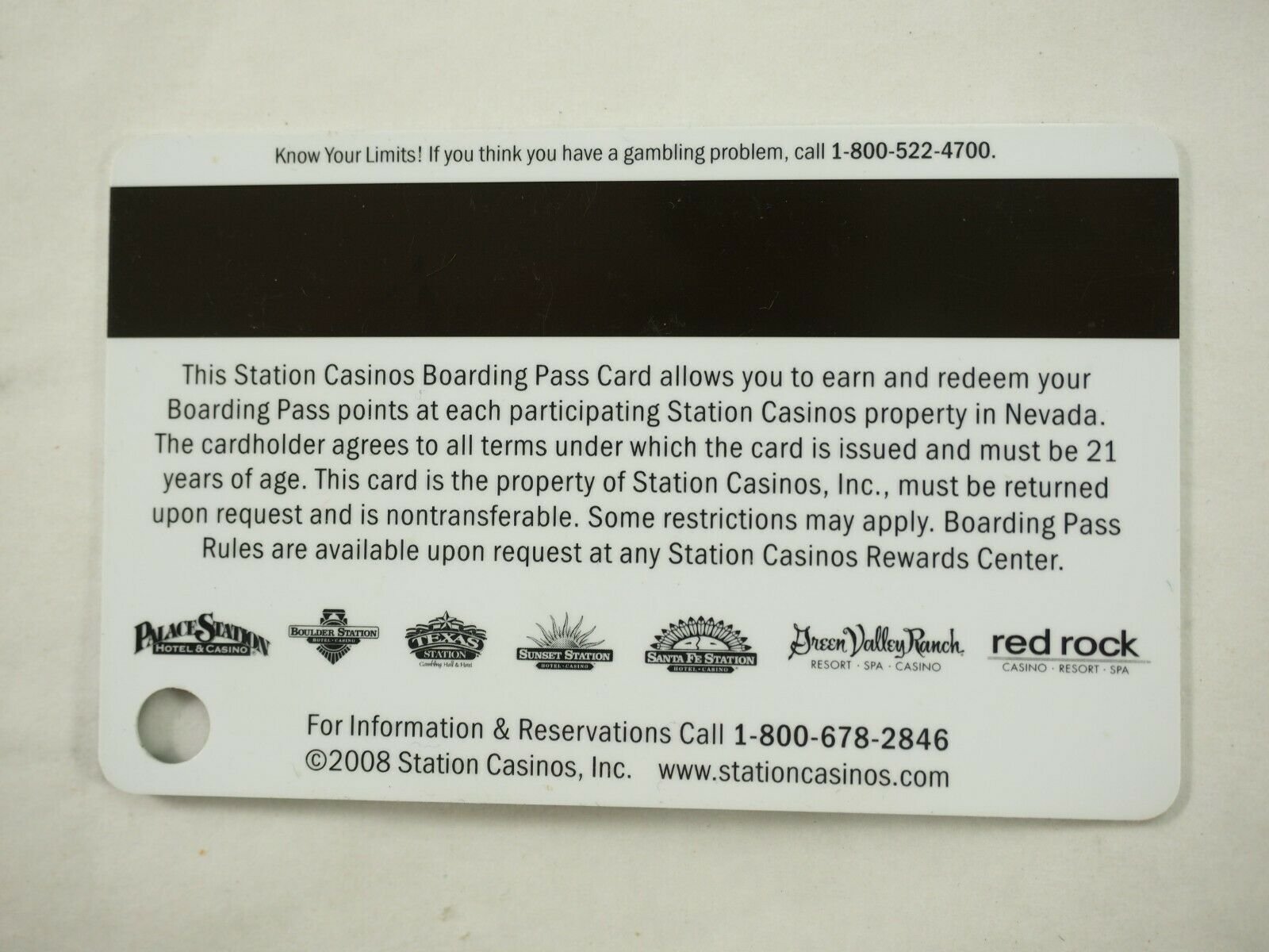 Station Casino's Las Vegas Players Club Cards 46 Types You Pick - Picture 227 of 230