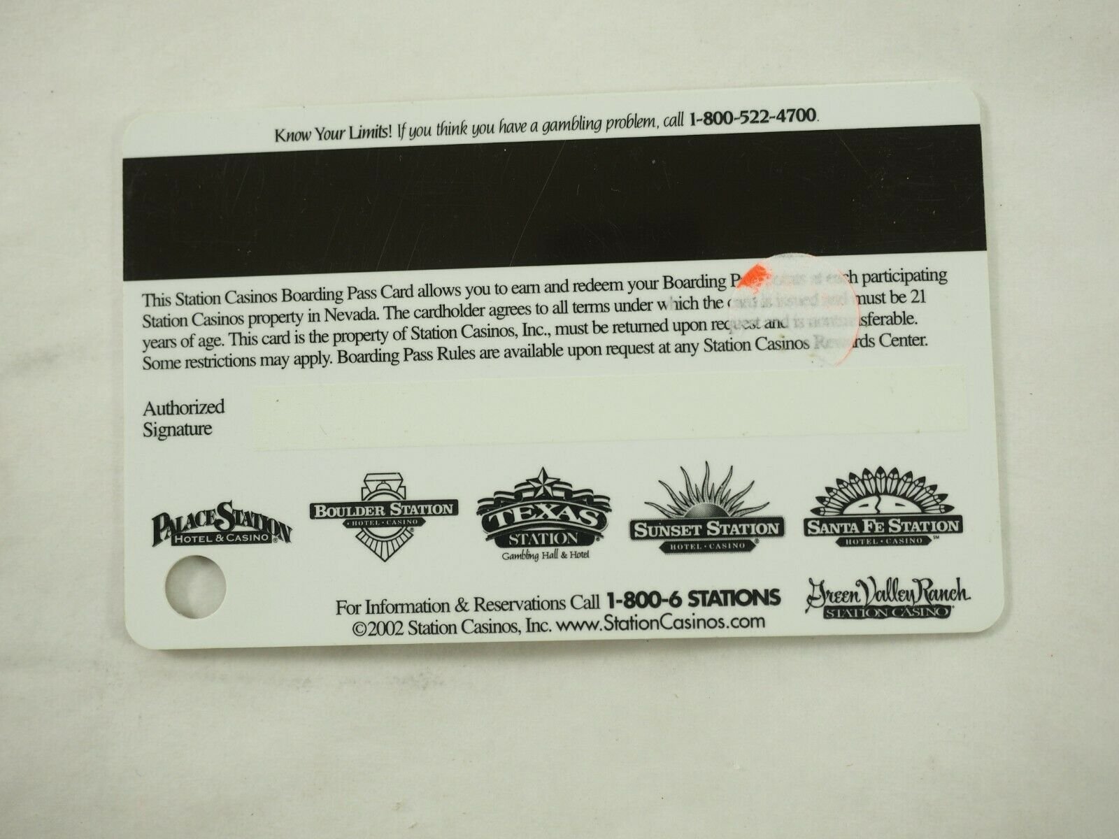 Station Casino's Las Vegas Players Club Cards 46 Types You Pick - Picture 108 of 230