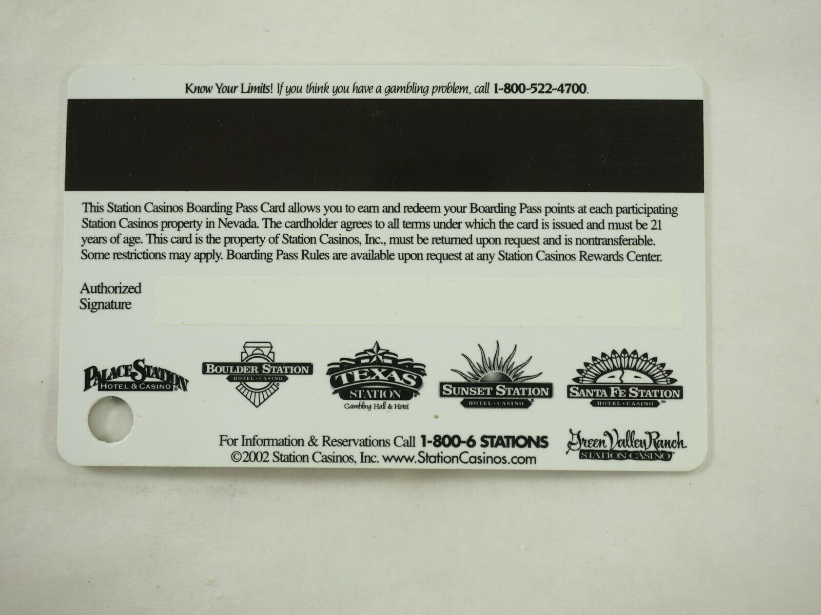 Station Casino's Las Vegas Players Club Cards 46 Types You Pick - Picture 113 of 230