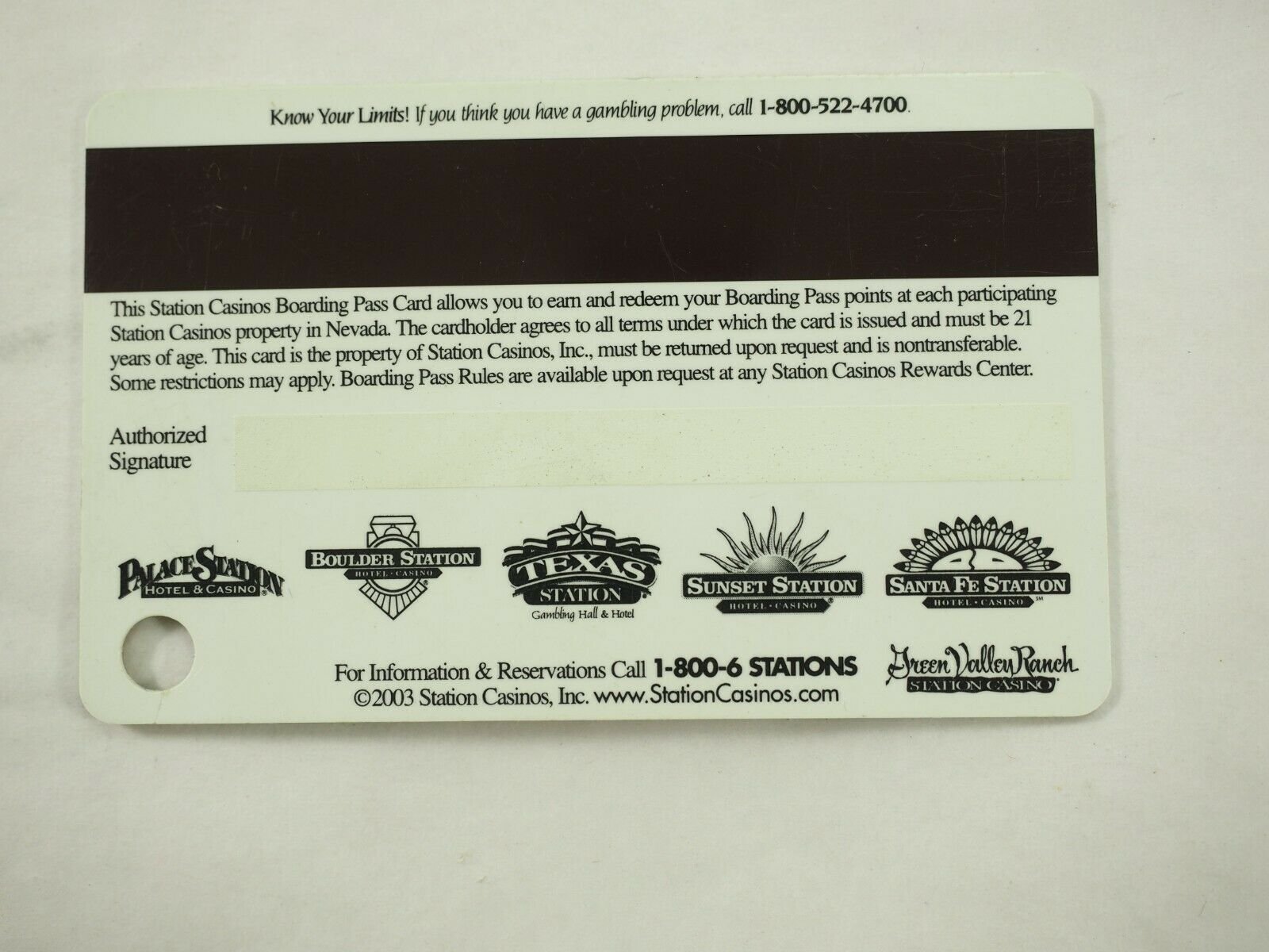 Station Casino's Las Vegas Players Club Cards 46 Types You Pick - Picture 99 of 230