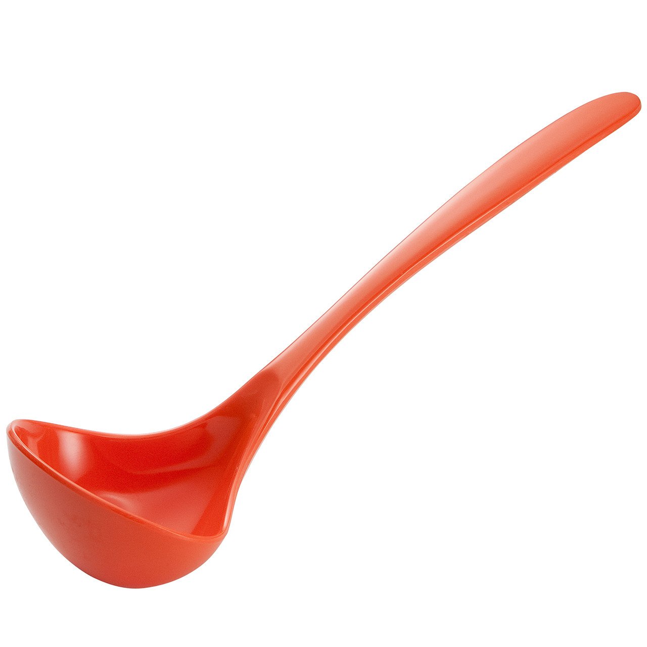 Gourmac Melamine 11" Soup Ladle, BPA Free and Heat Resistant Serving Spoon