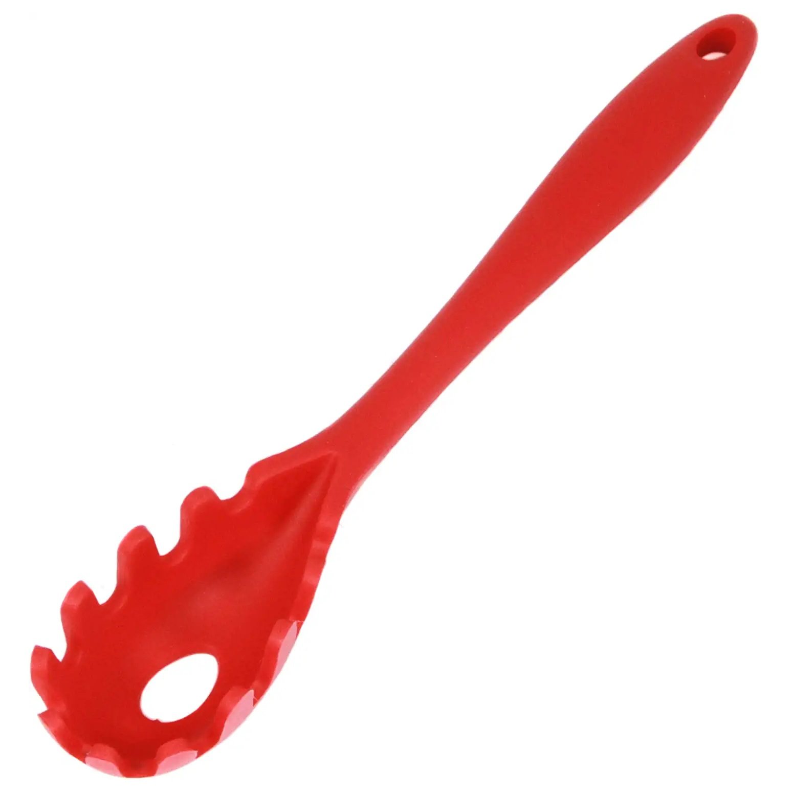 Chef Craft 11.5" Premium Silicone Spaghetti Server Pasta Fork - 10 Color Options