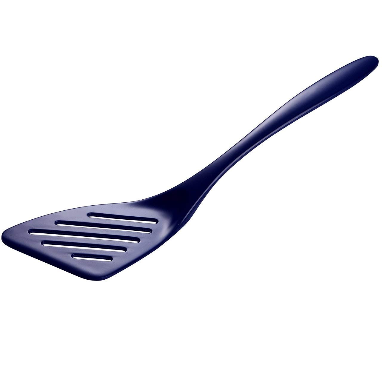 Hutzler 12.5 Inch Melamine Angled Slotted Turner Spatula - 9 Colors - Picture 3 of 10